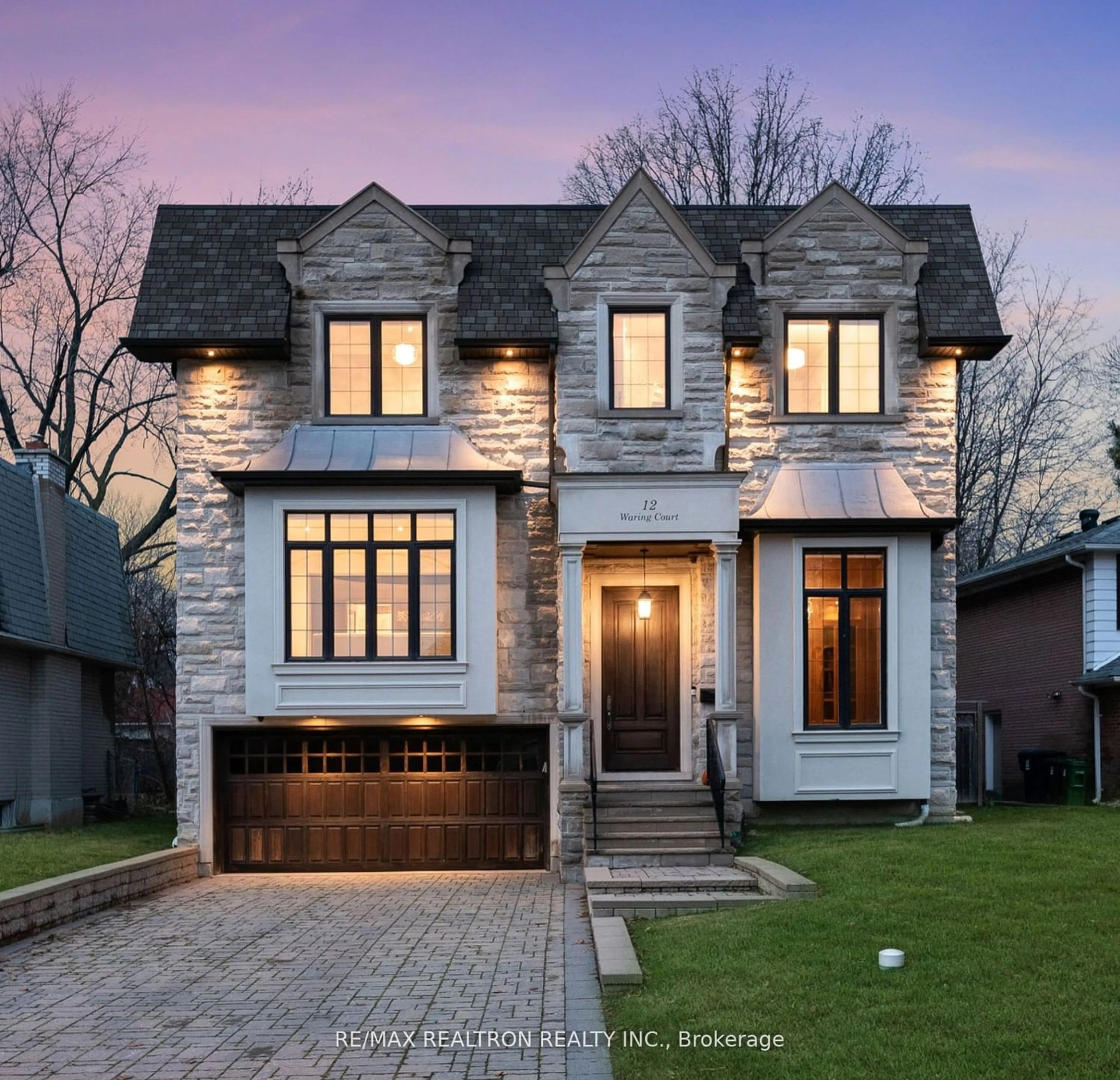 Home with brick exterior material for 12 Waring Crt, Toronto Ontario M2N 4G7