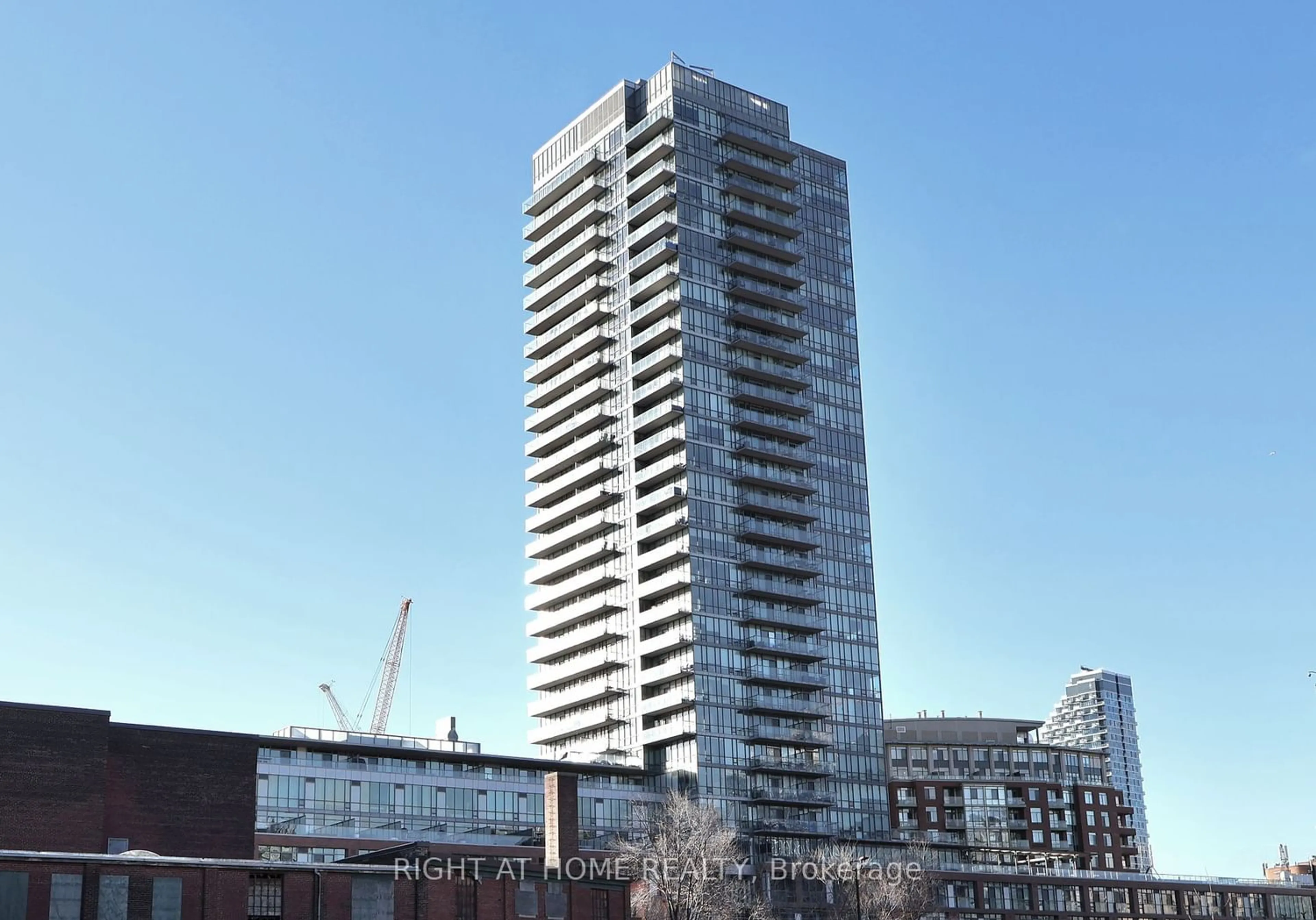 Balcony in the apartment for 33 Mill St #208, Toronto Ontario M5A 3R3