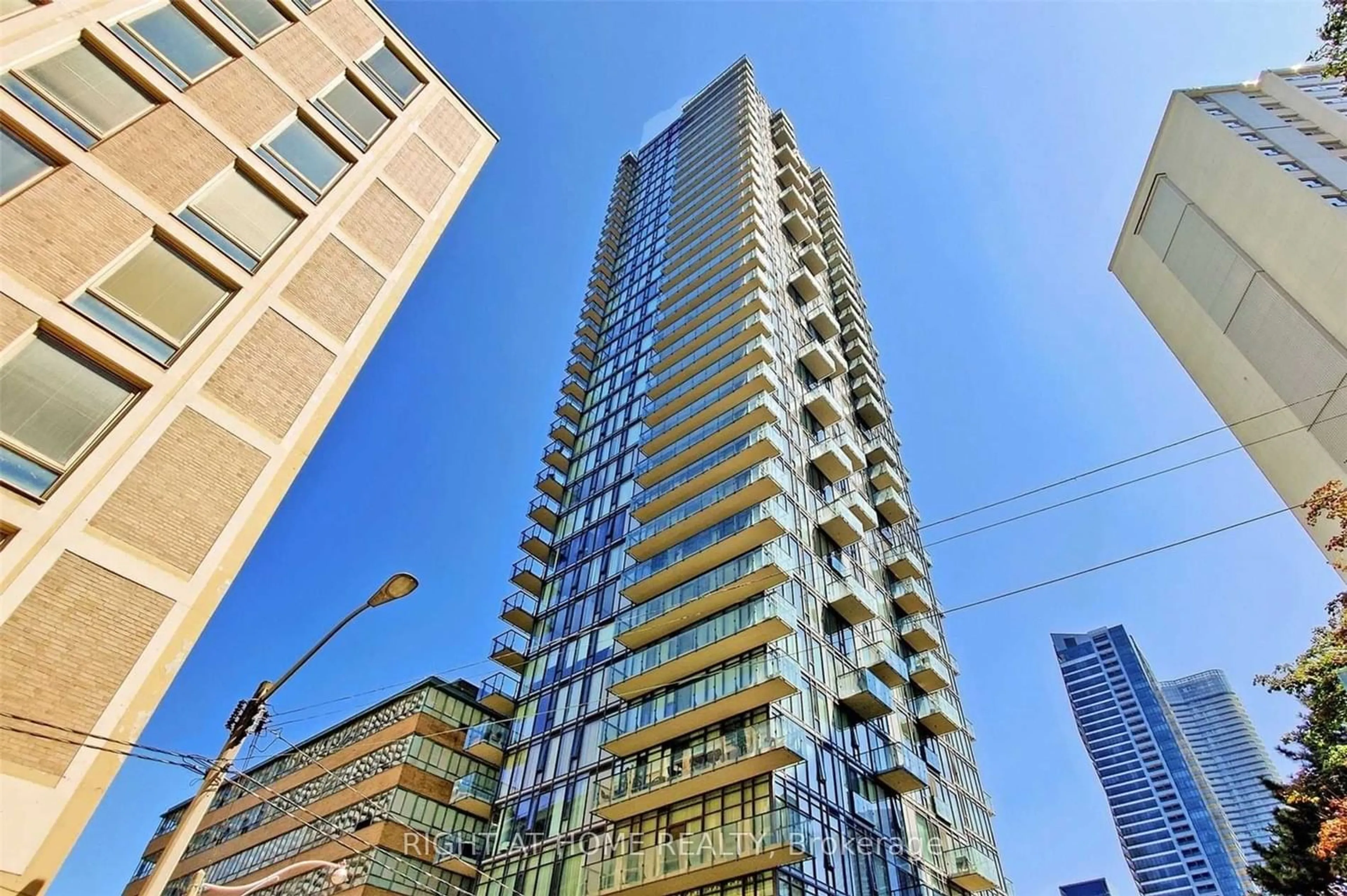 A pic from exterior of the house or condo for 75 St Nicholas St #2401, Toronto Ontario M4Y 0A5