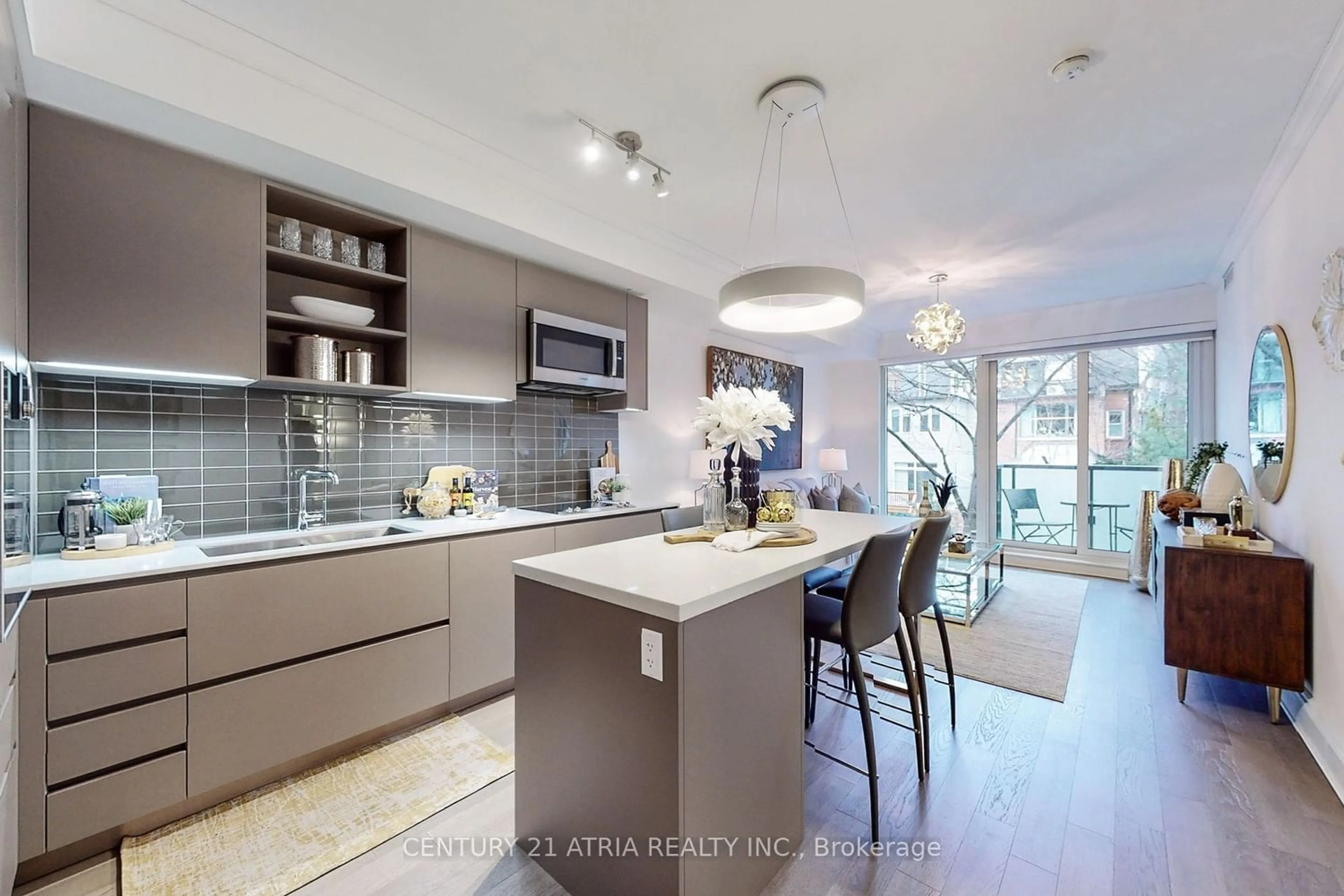 Contemporary kitchen for 128 Pears Ave #305, Toronto Ontario M5R 0A9