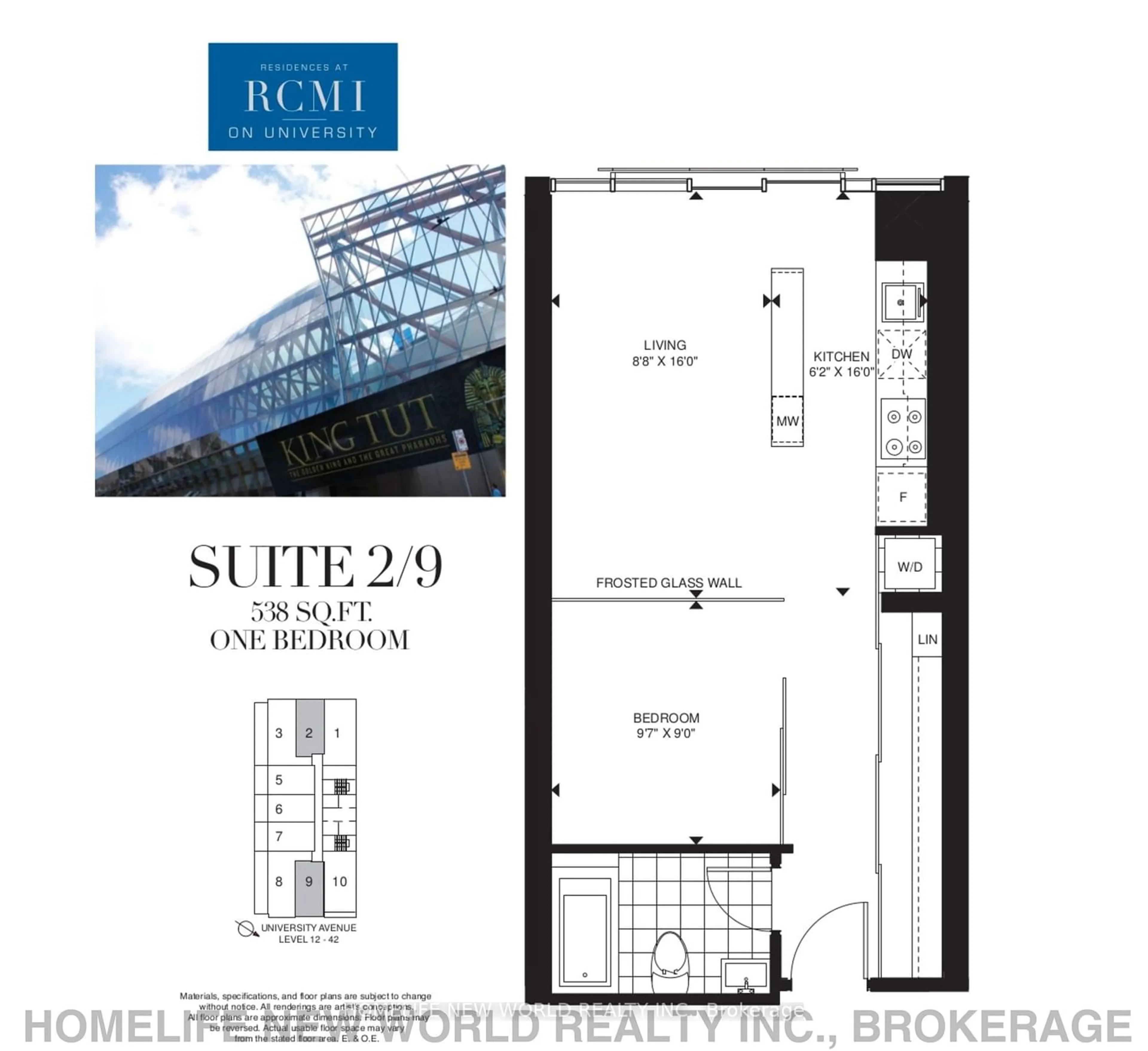 Floor plan for 426 University Ave #3909, Toronto Ontario M5G 1S9