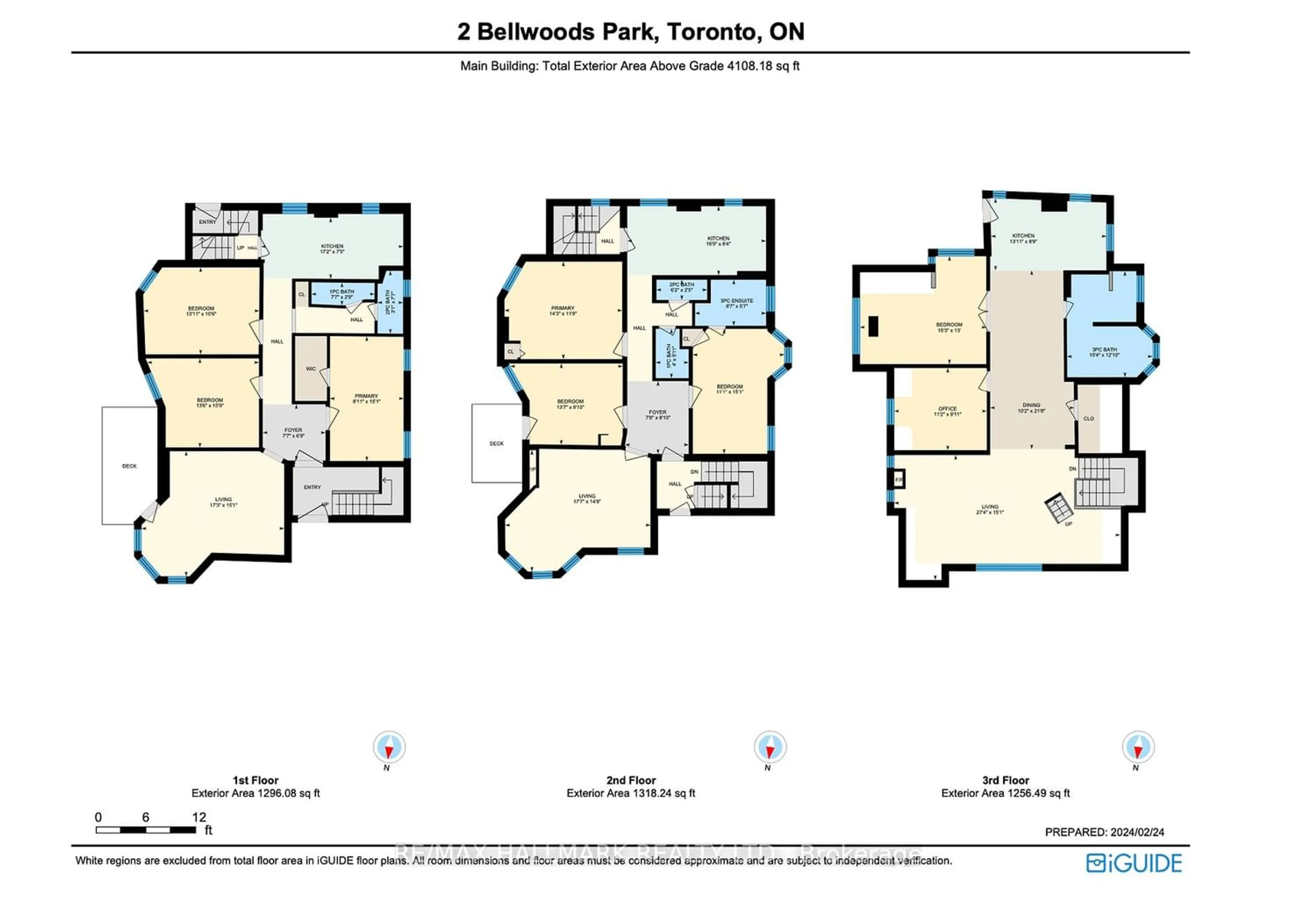 Floor plan for 2 Bellwoods Park, Toronto Ontario M6J 1S4