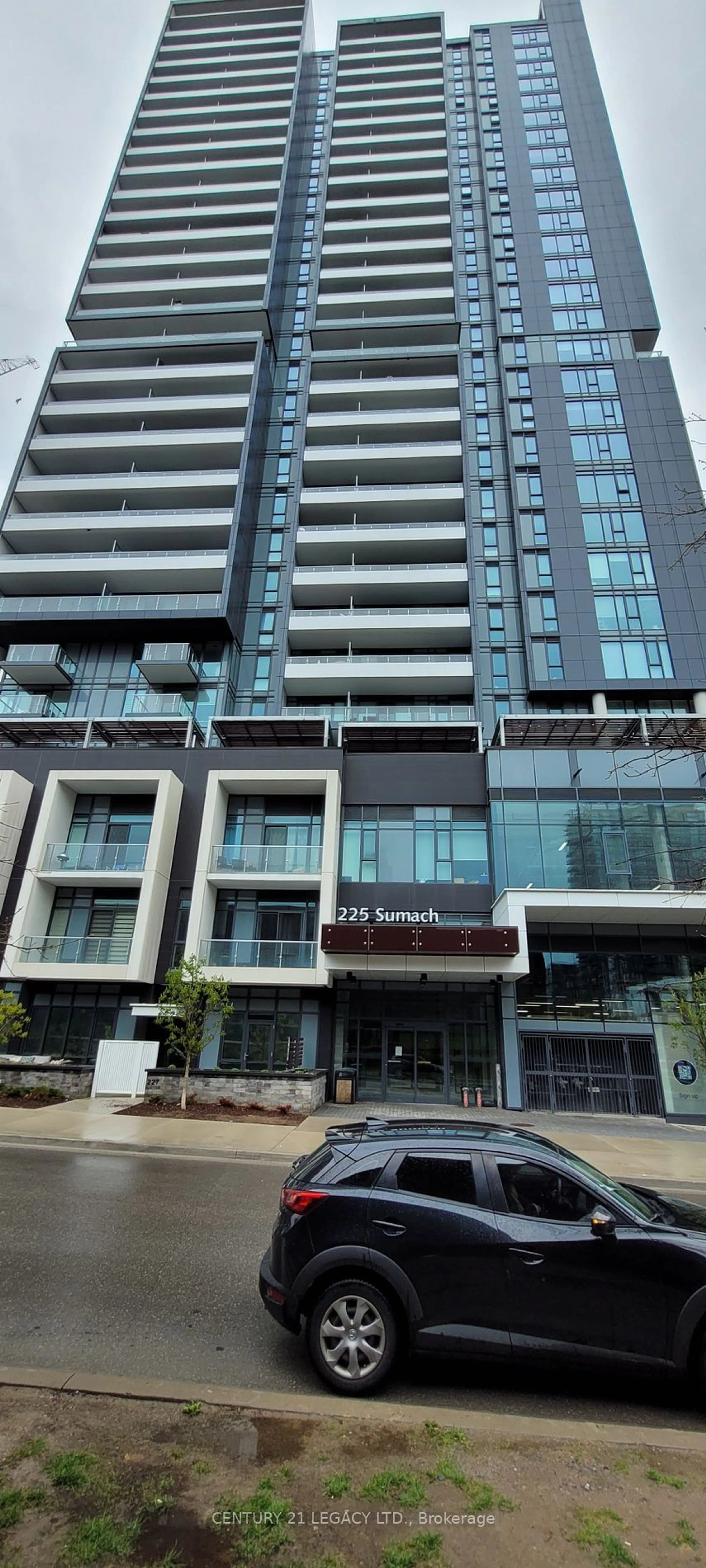 A pic from exterior of the house or condo for 225 Sumach St #611, Toronto Ontario M5A 0P8