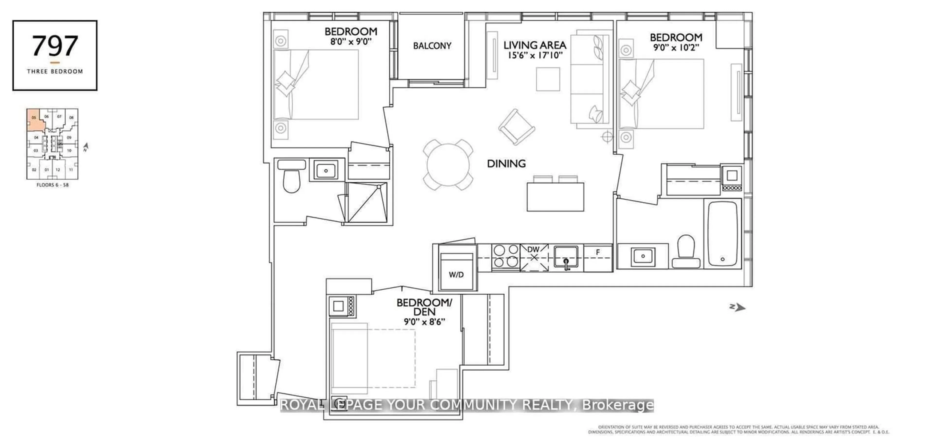 Floor plan for 1 Yorkville Ave #4005, Toronto Ontario M4W 0B1