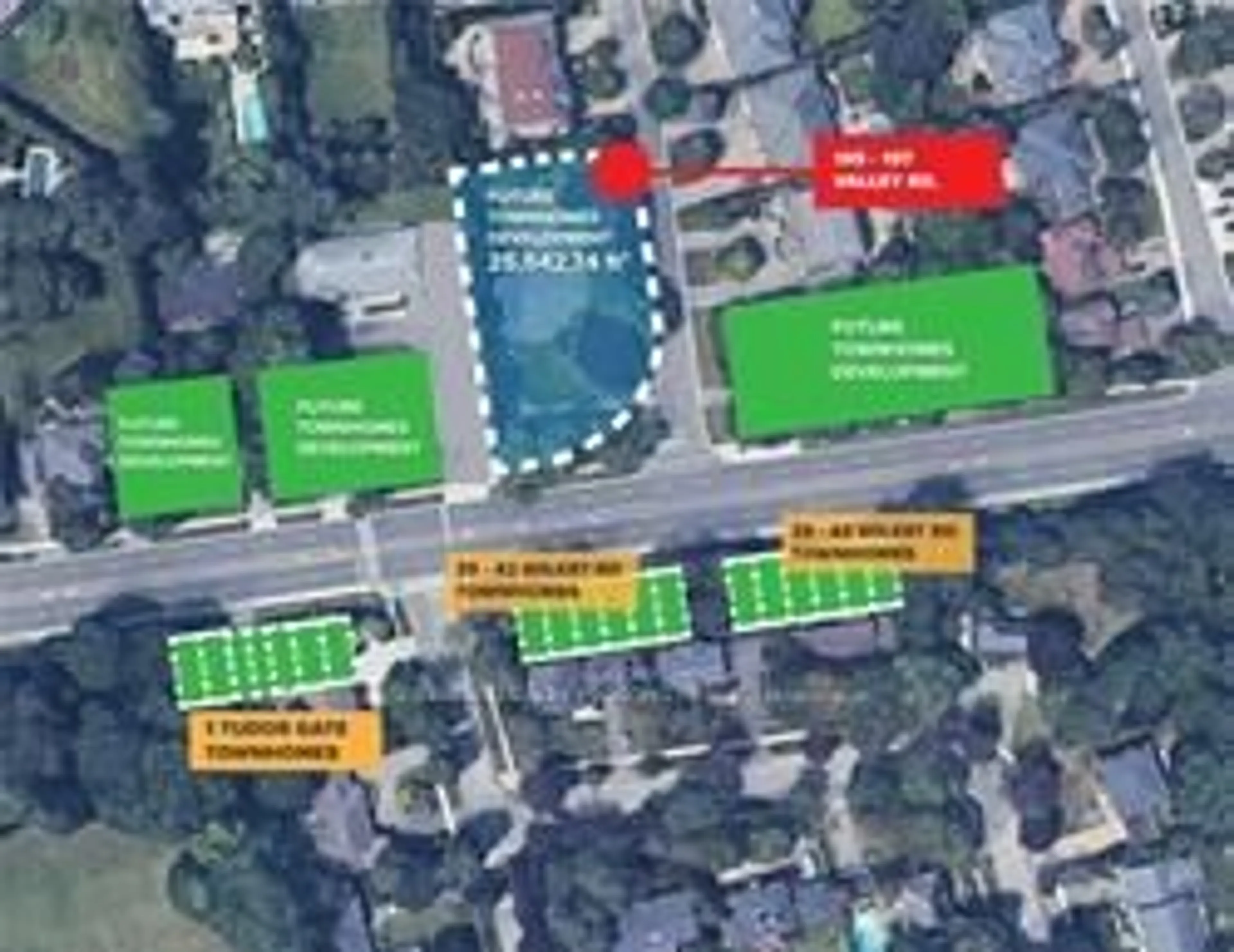 Picture of a map for 197 Valley Rd, Toronto Ontario M2L 2Y8