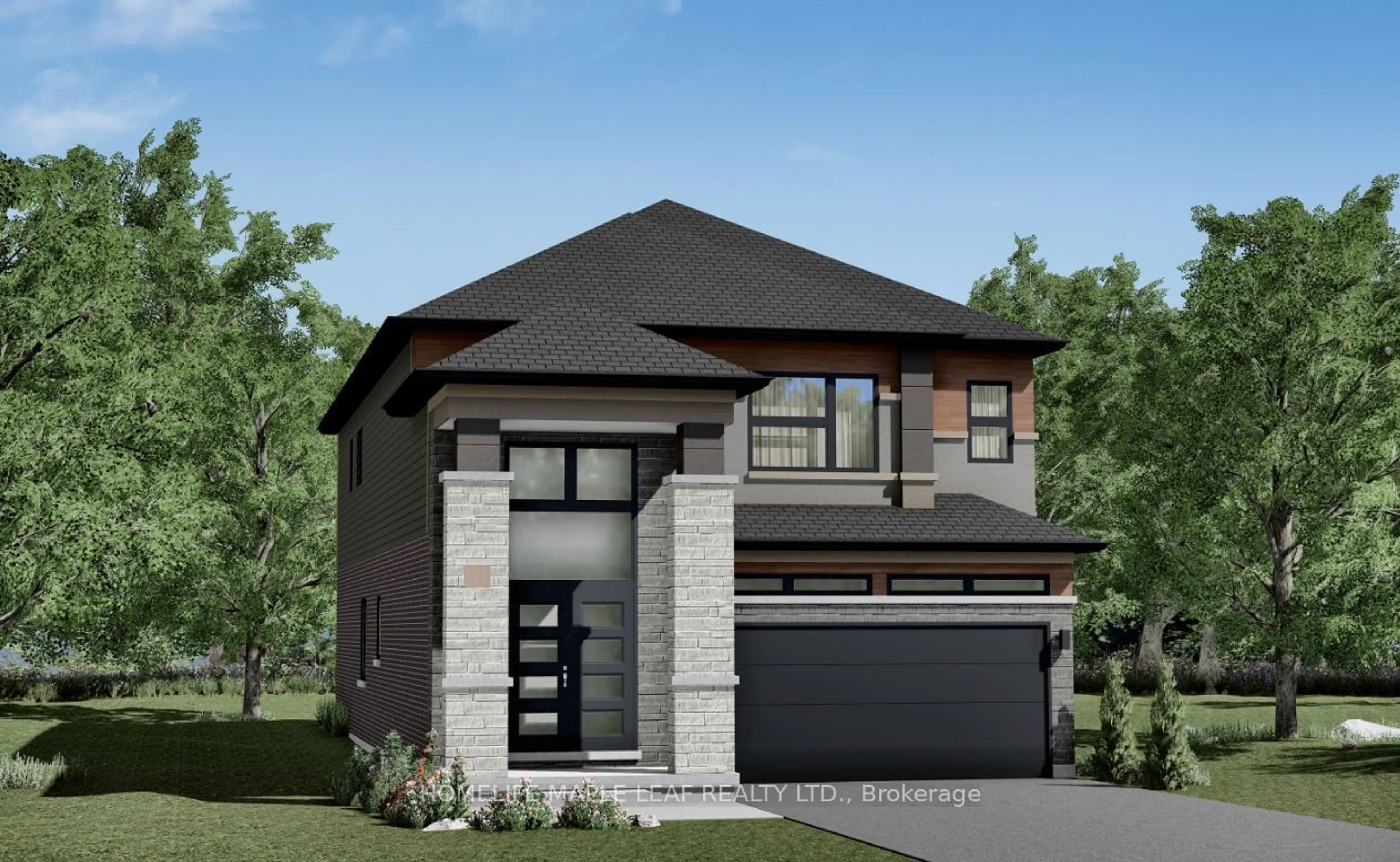 Frontside or backside of a home for Lot 9 Phase 3 Mckernan Ave, Brantford Ontario
