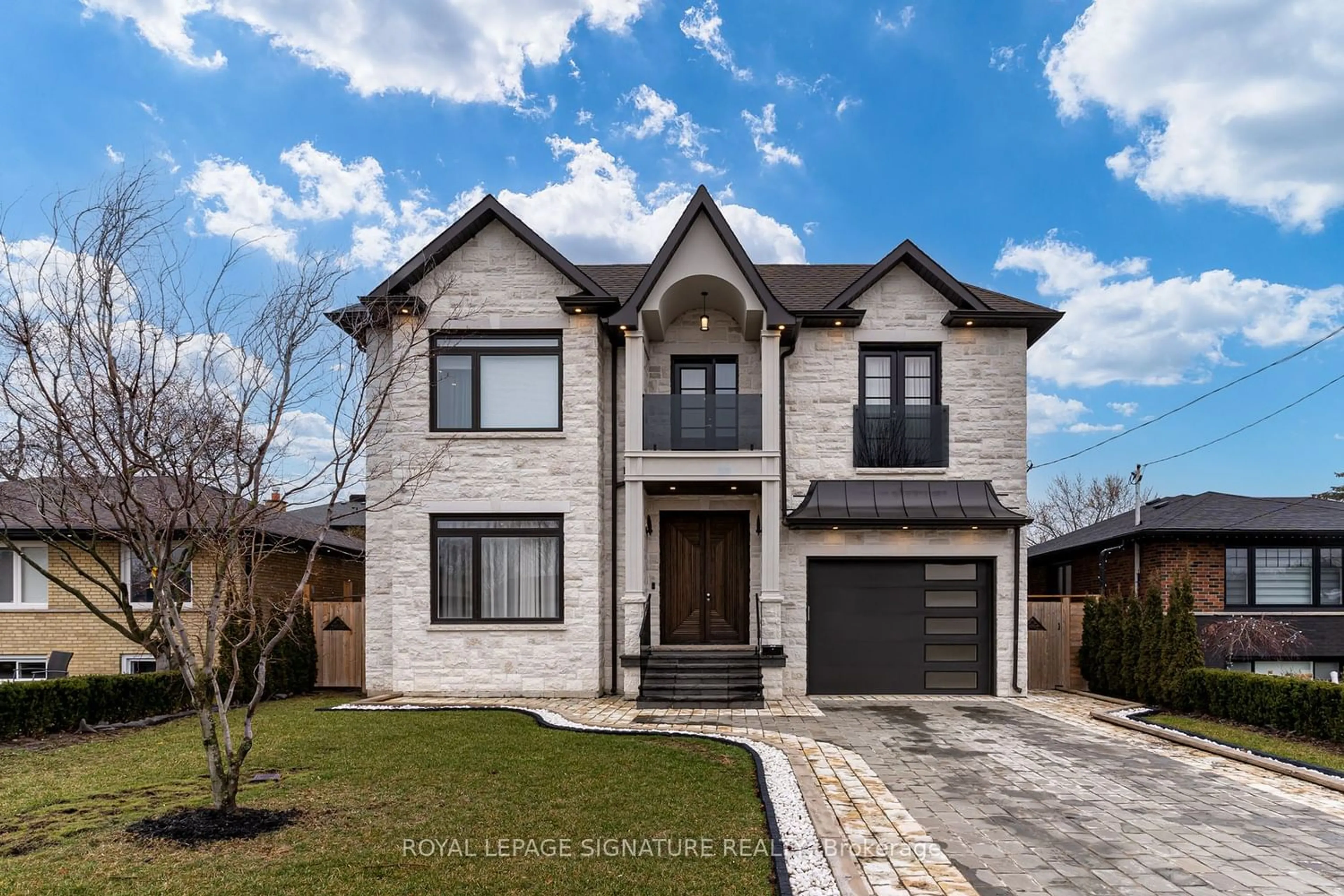Home with brick exterior material for 29 Halkin Cres, Toronto Ontario M4A 1M8
