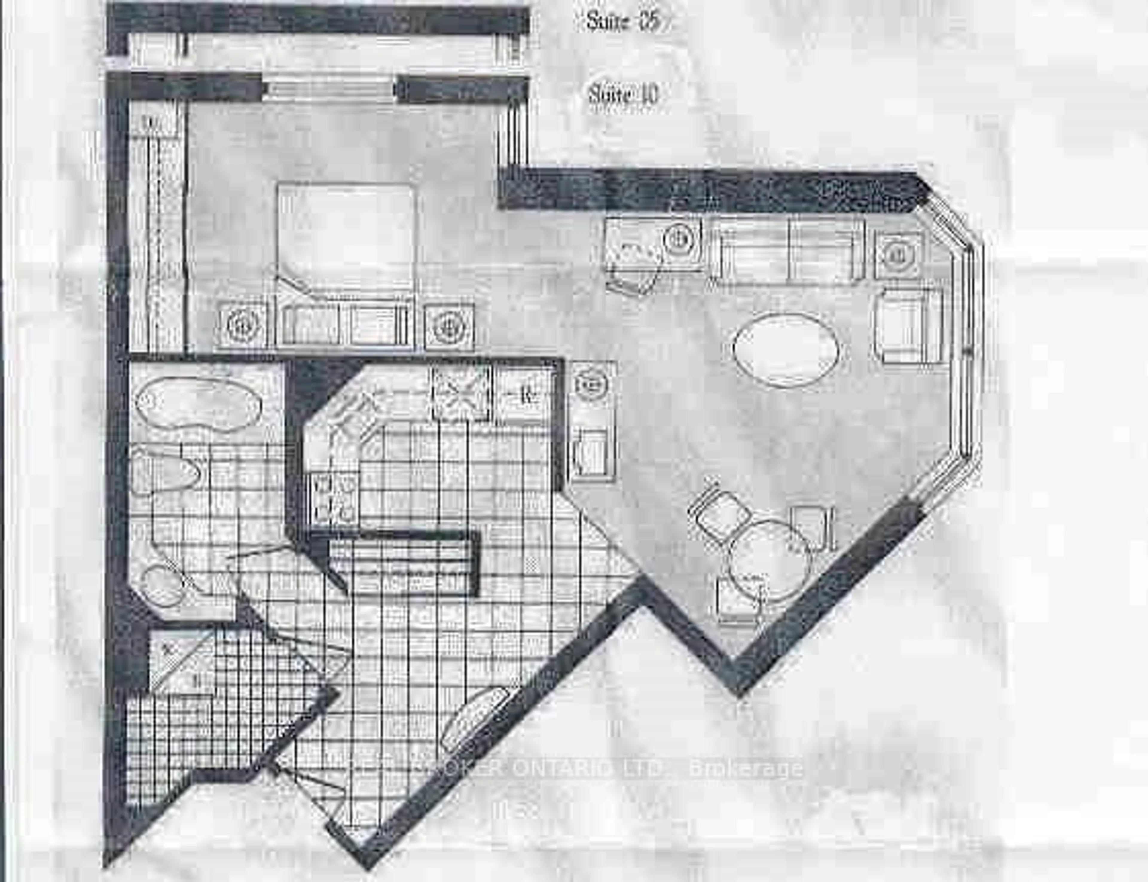 Floor plan for 38 Elm St #1110, Toronto Ontario M5G 2K5