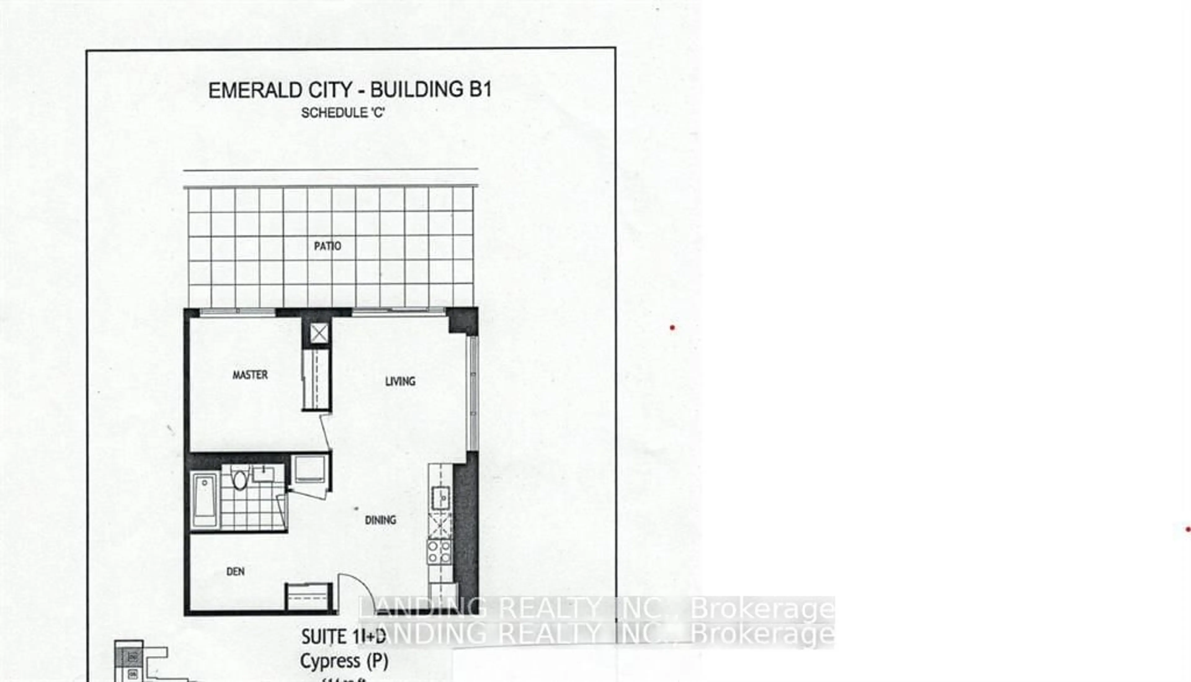 Floor plan for 52 Forest Manor Rd #Ps06, Toronto Ontario M2J 0E2