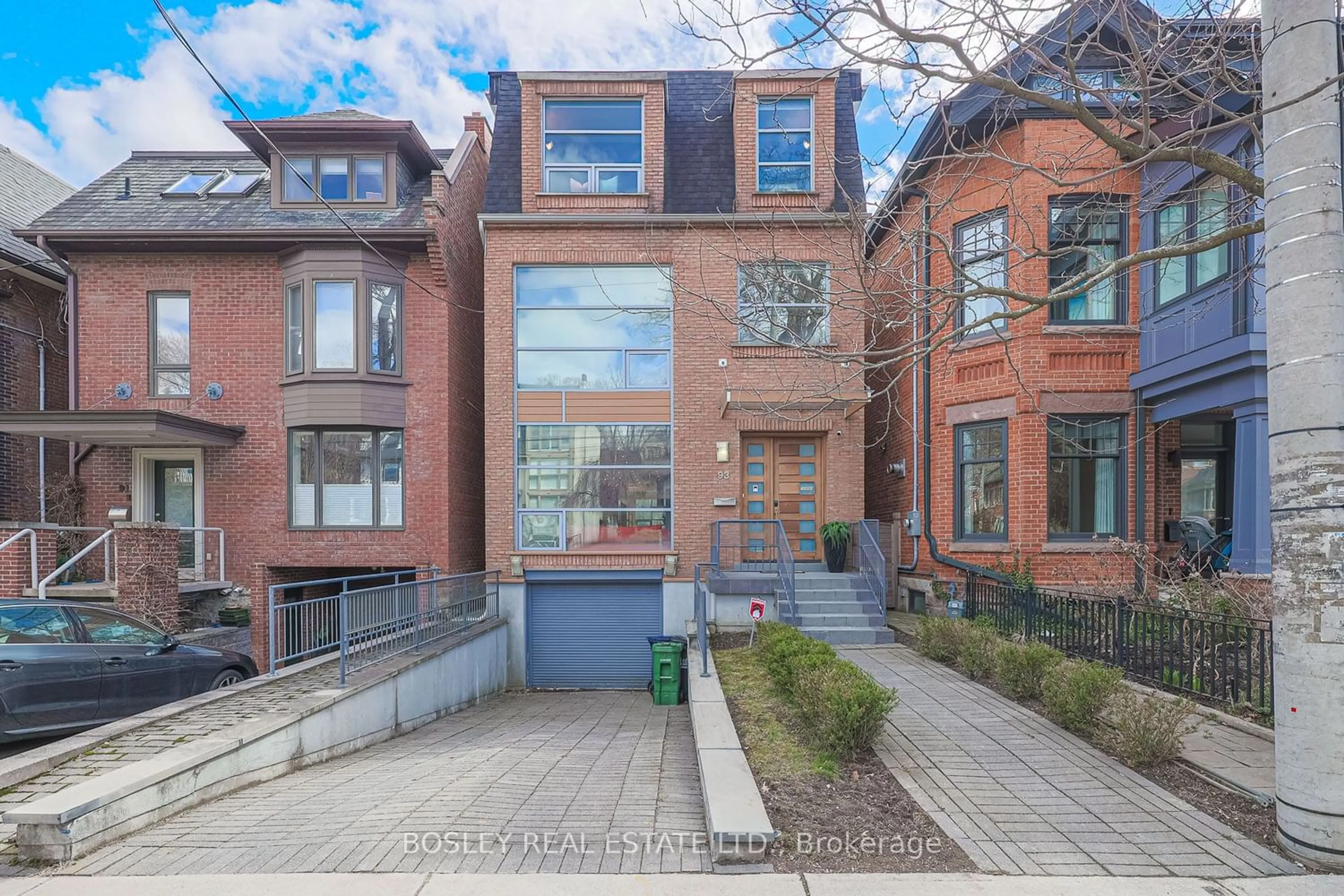Home with brick exterior material for 93 Walker Ave, Toronto Ontario M4V 1G3
