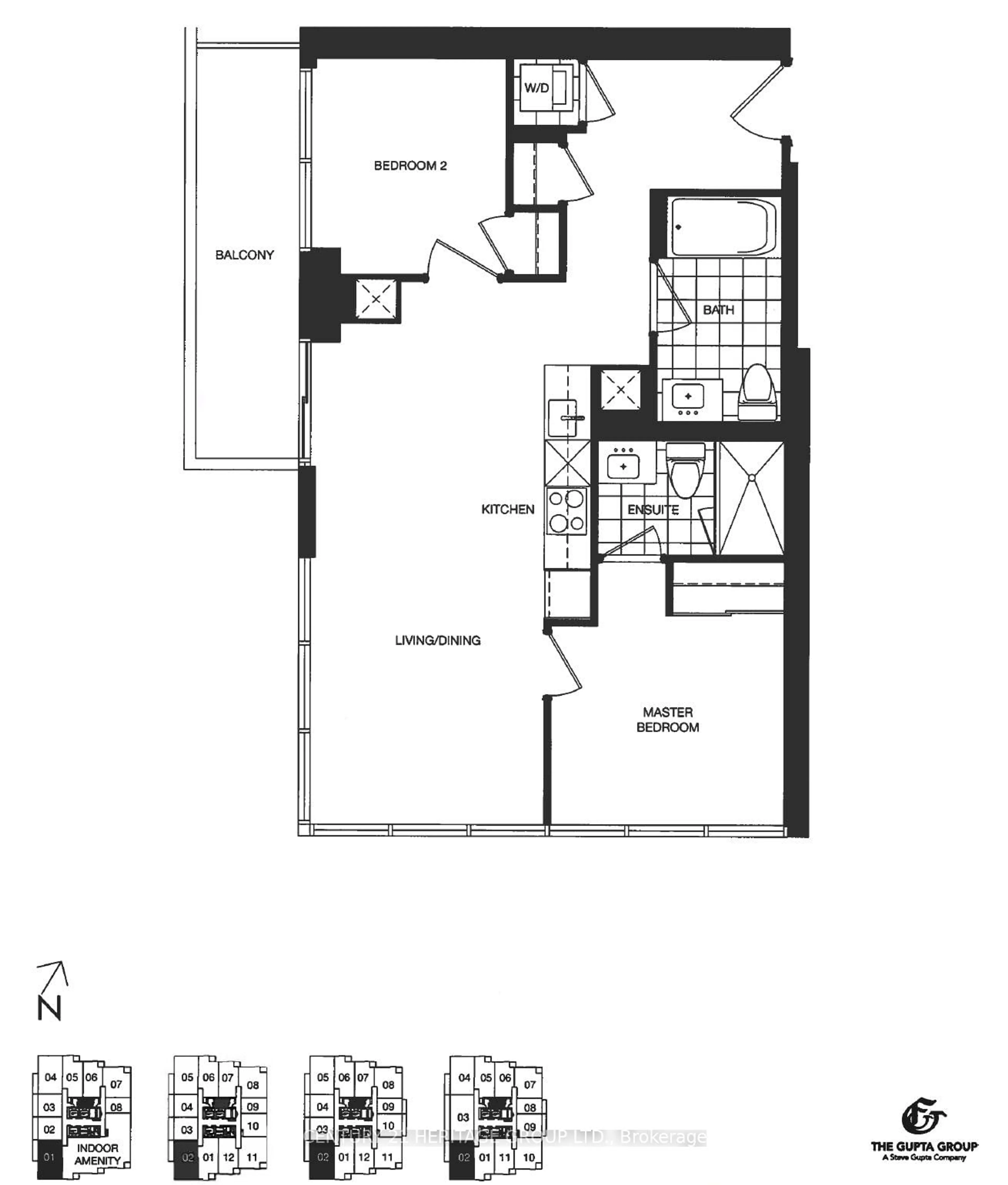 Floor plan for 395 Bloor St #2102, Toronto Ontario M4W 0B4