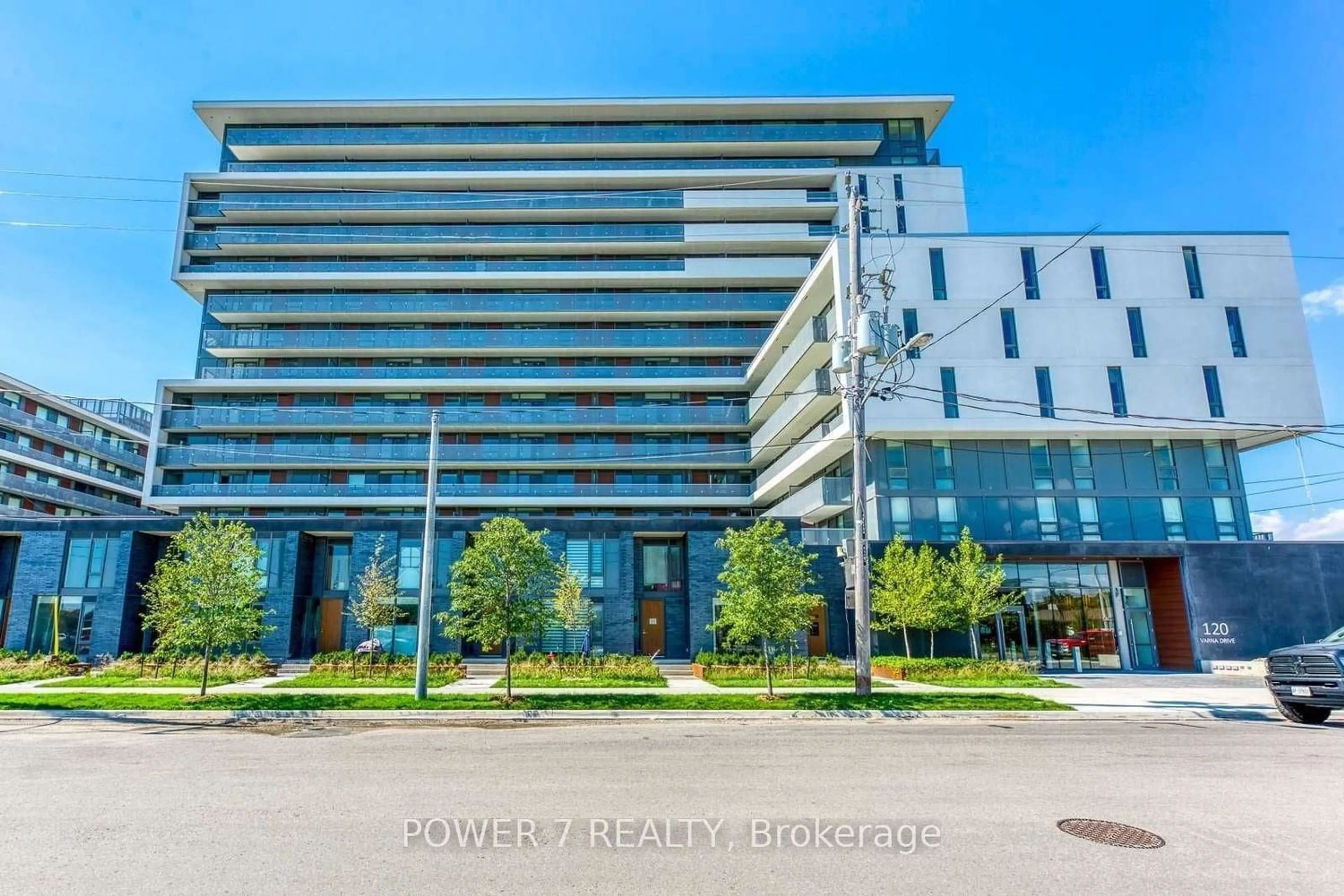 A pic from exterior of the house or condo for 120 Varna Dr #614, Toronto Ontario M6A 1N3