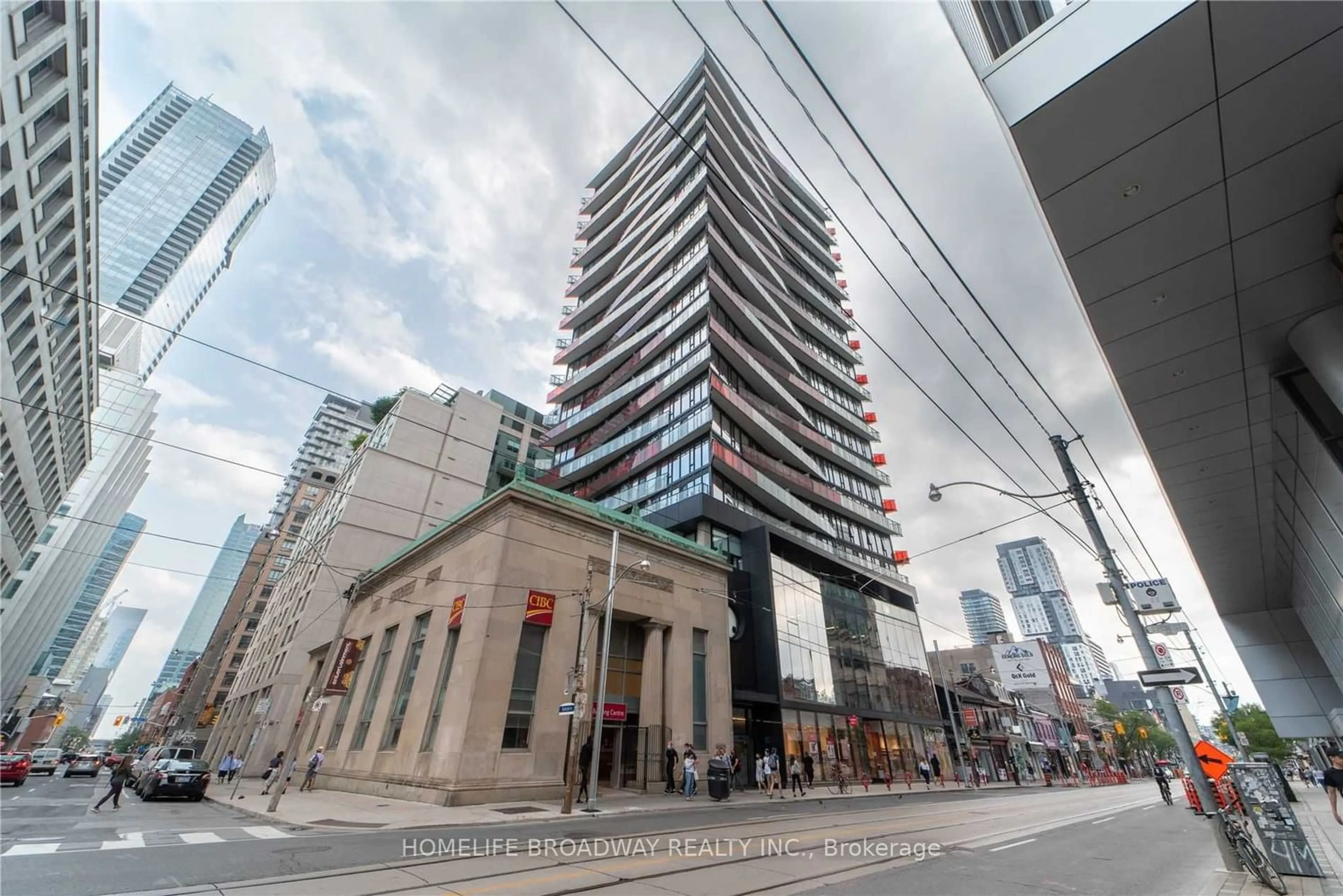 A pic from exterior of the house or condo for 215 Queen St #609, Toronto Ontario M5V 0P5