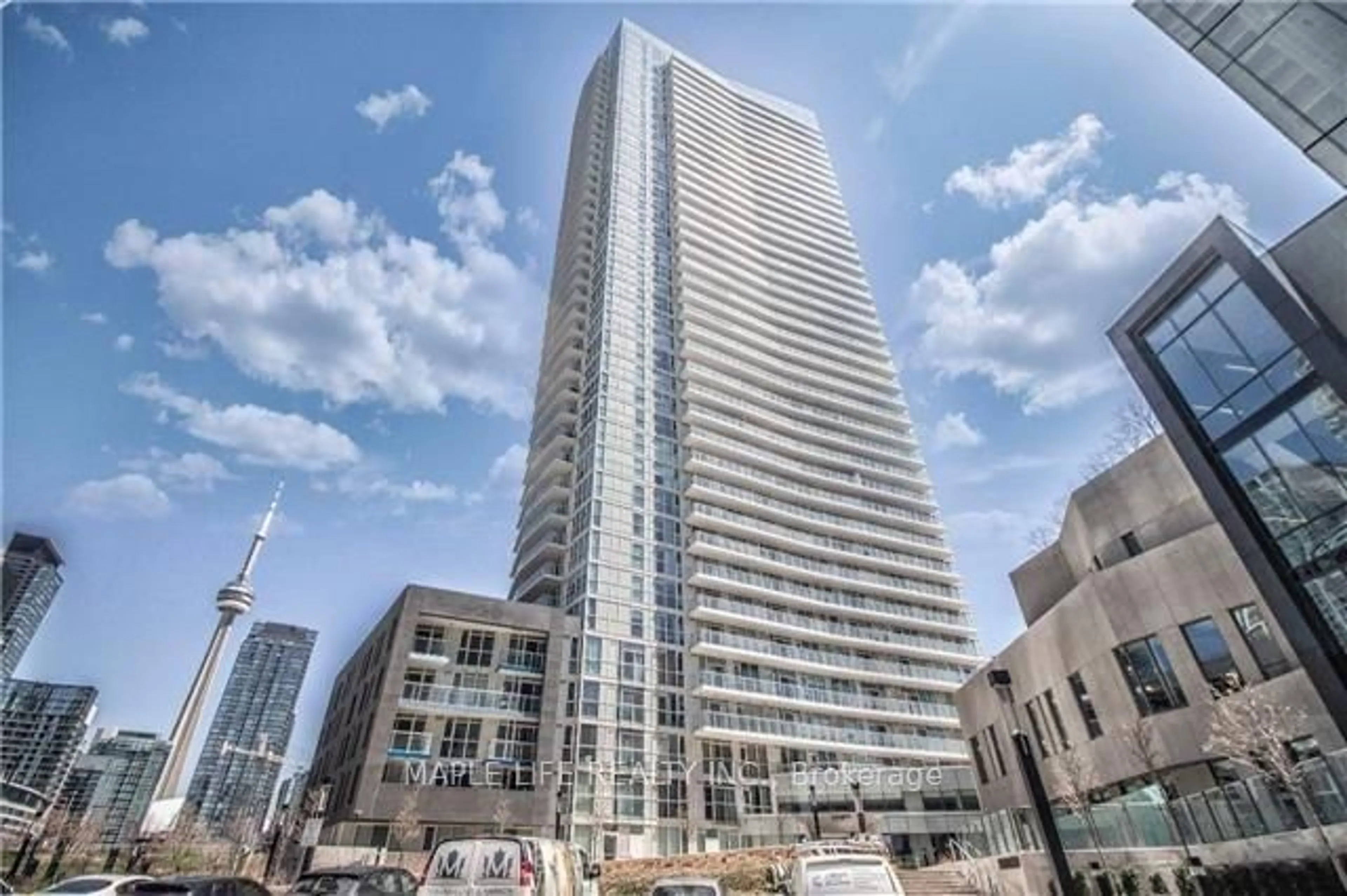 A pic from exterior of the house or condo for 75 Queens Wharf Rd #805, Toronto Ontario M5V 0J8