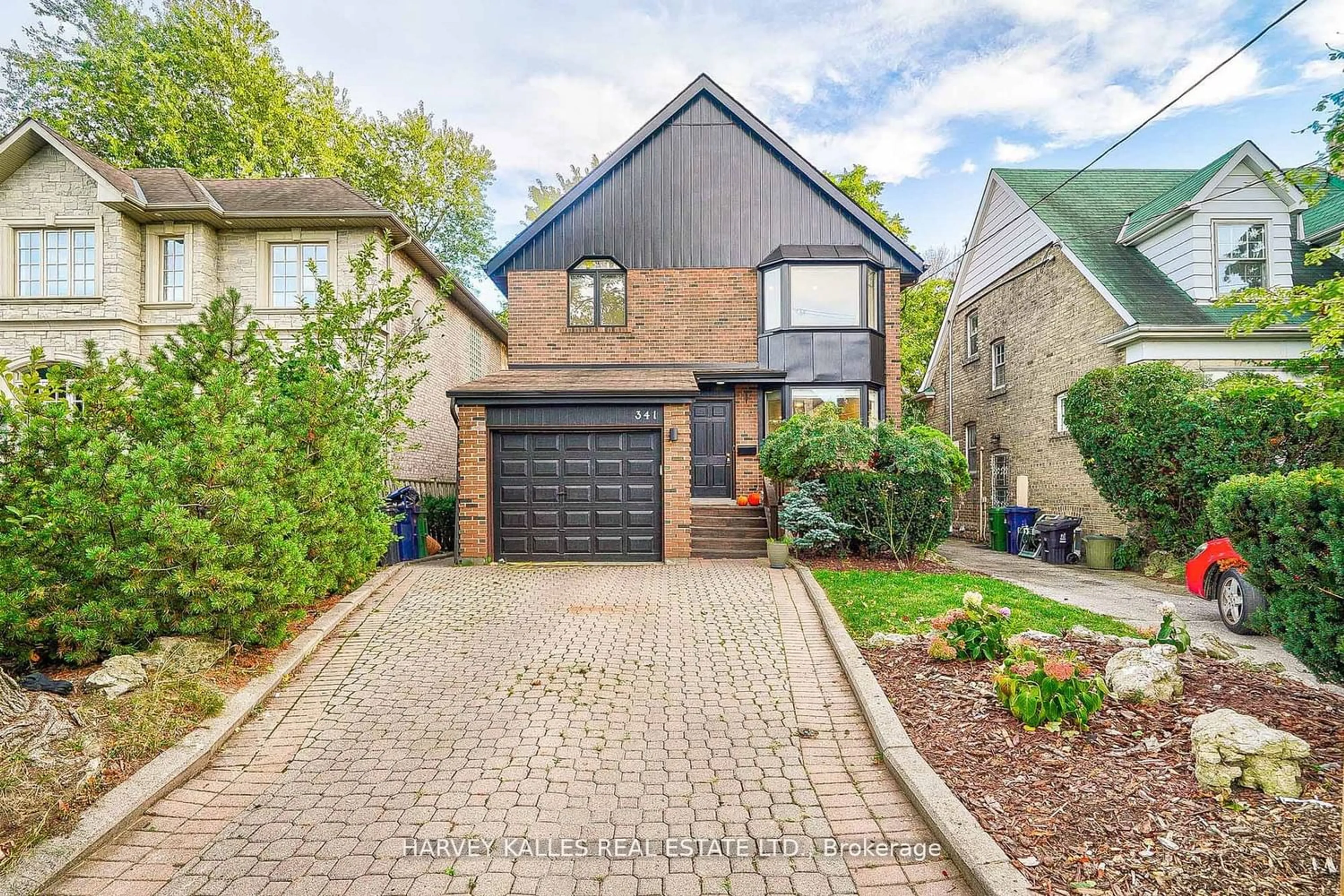 Home with brick exterior material for 341 Glengarry Ave, Toronto Ontario M5M 1E5