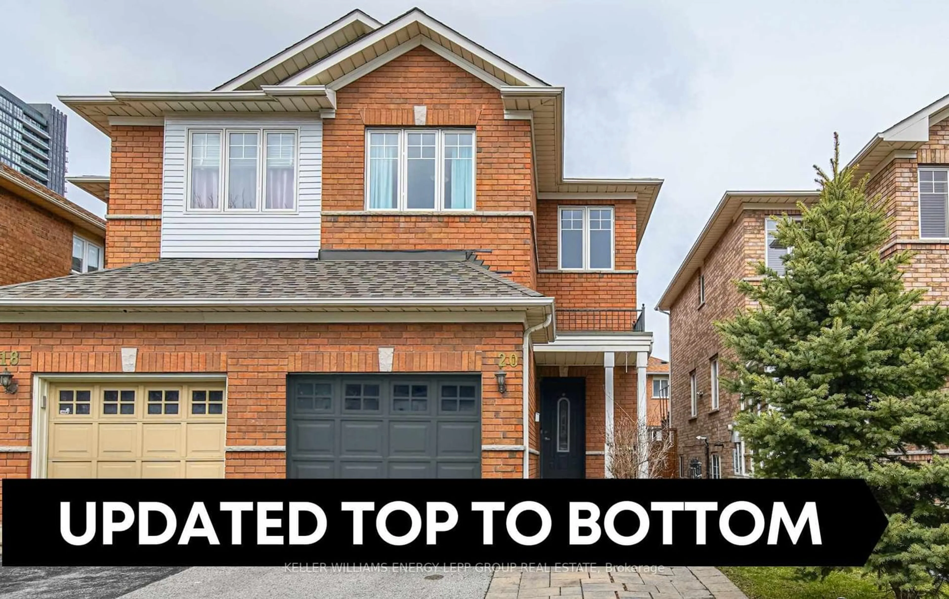 Home with brick exterior material for 20 Rochefort Dr, Toronto Ontario M3C 3Z3
