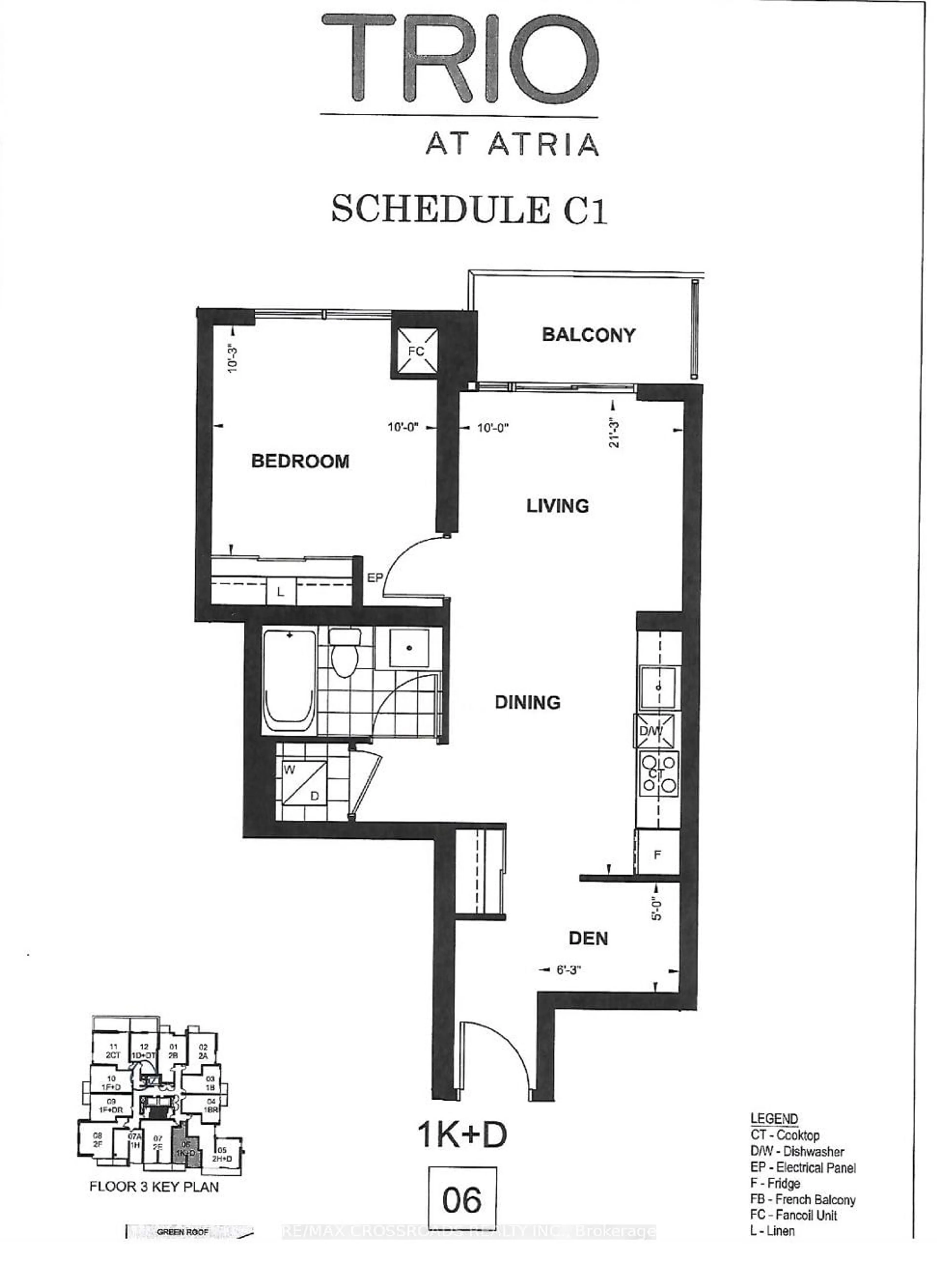 Floor plan for 50 Ann O'reilly Rd #206, Toronto Ontario M2J 5C3