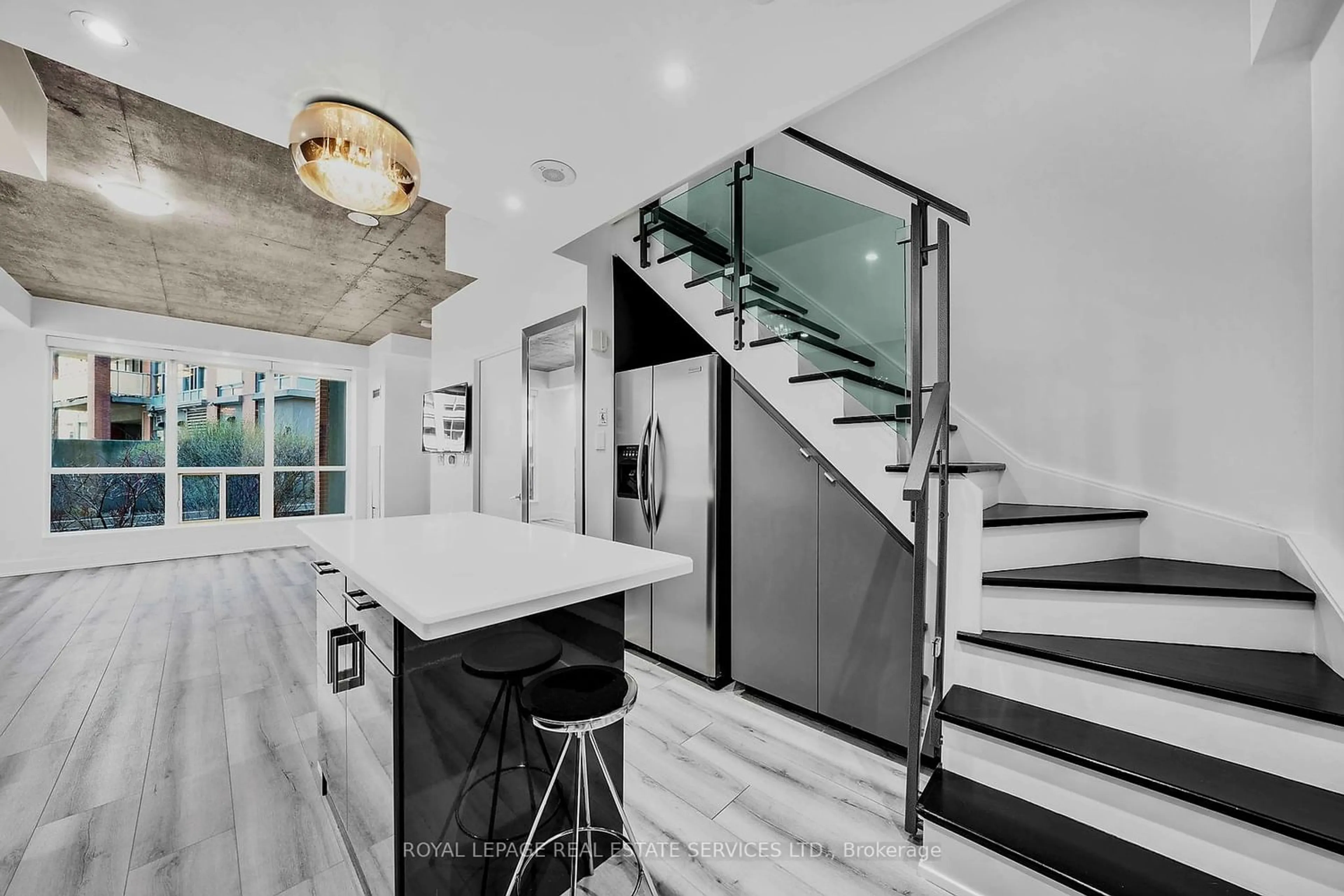Contemporary kitchen for 1 Shaw St #106, Toronto Ontario M6K 0A1