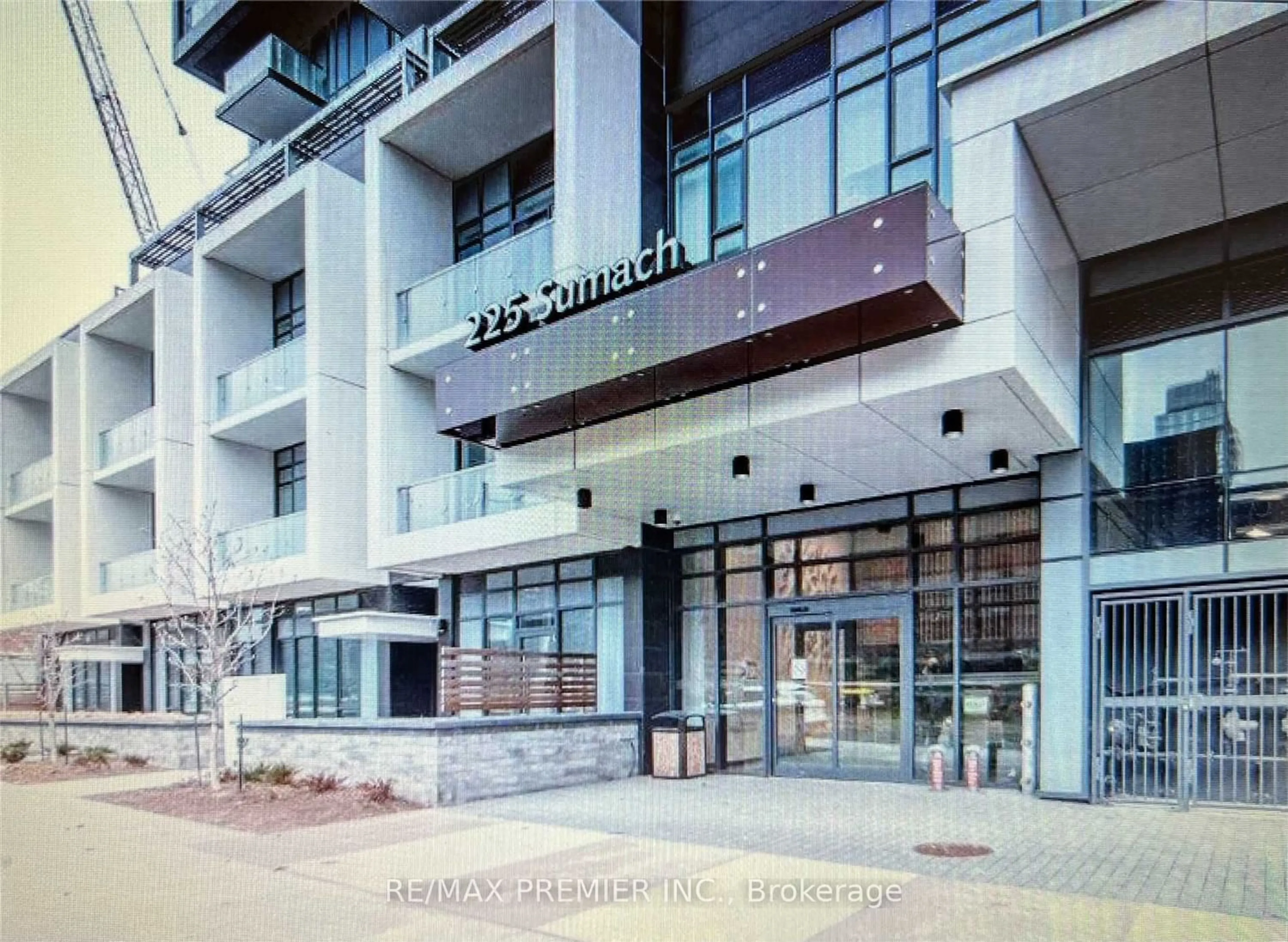 A pic from exterior of the house or condo for 225 Sumach St #912, Toronto Ontario M5A 0P8
