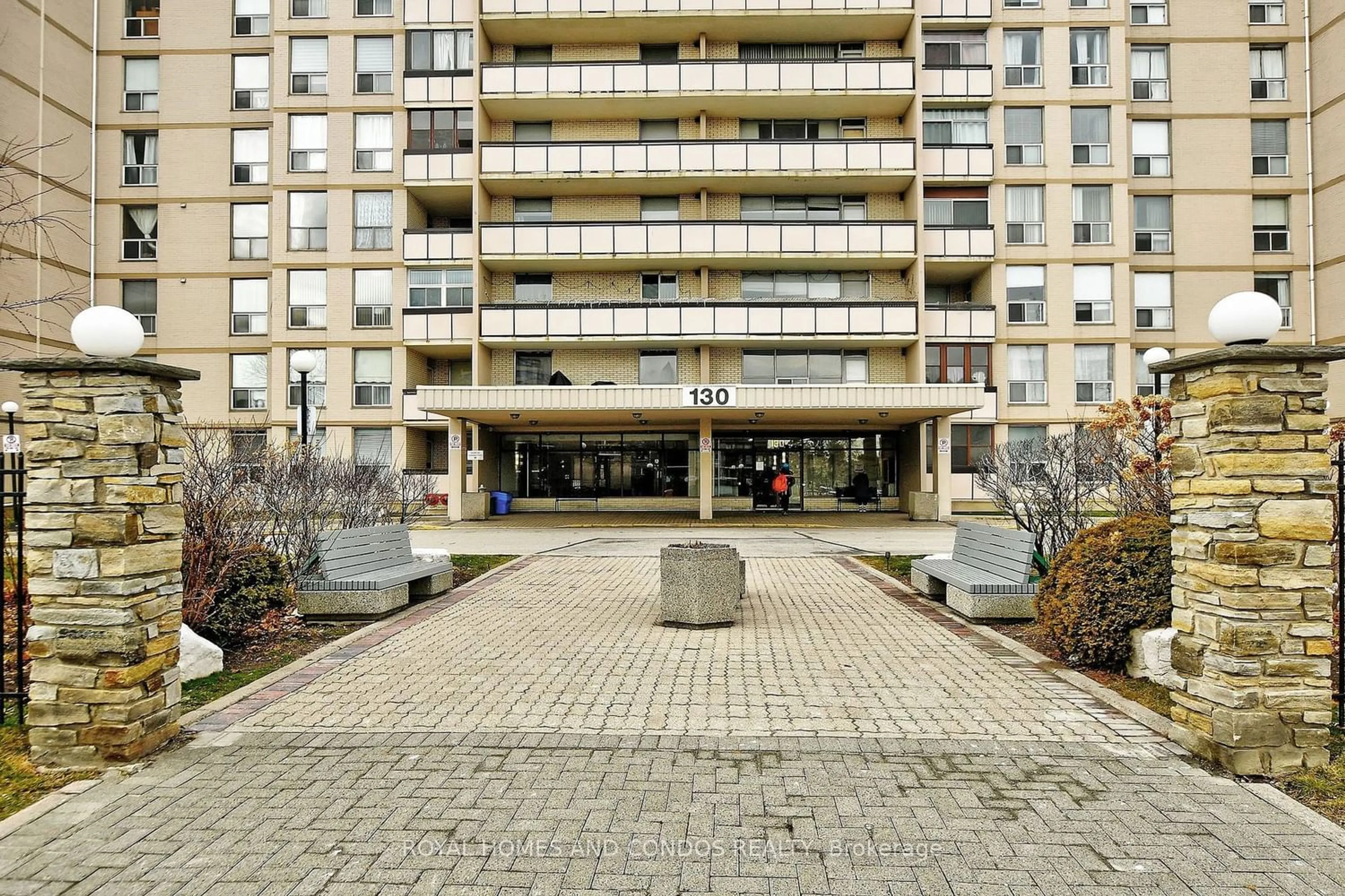A pic from exterior of the house or condo for 130 Neptune Dr #1206, Toronto Ontario M6A 1X5