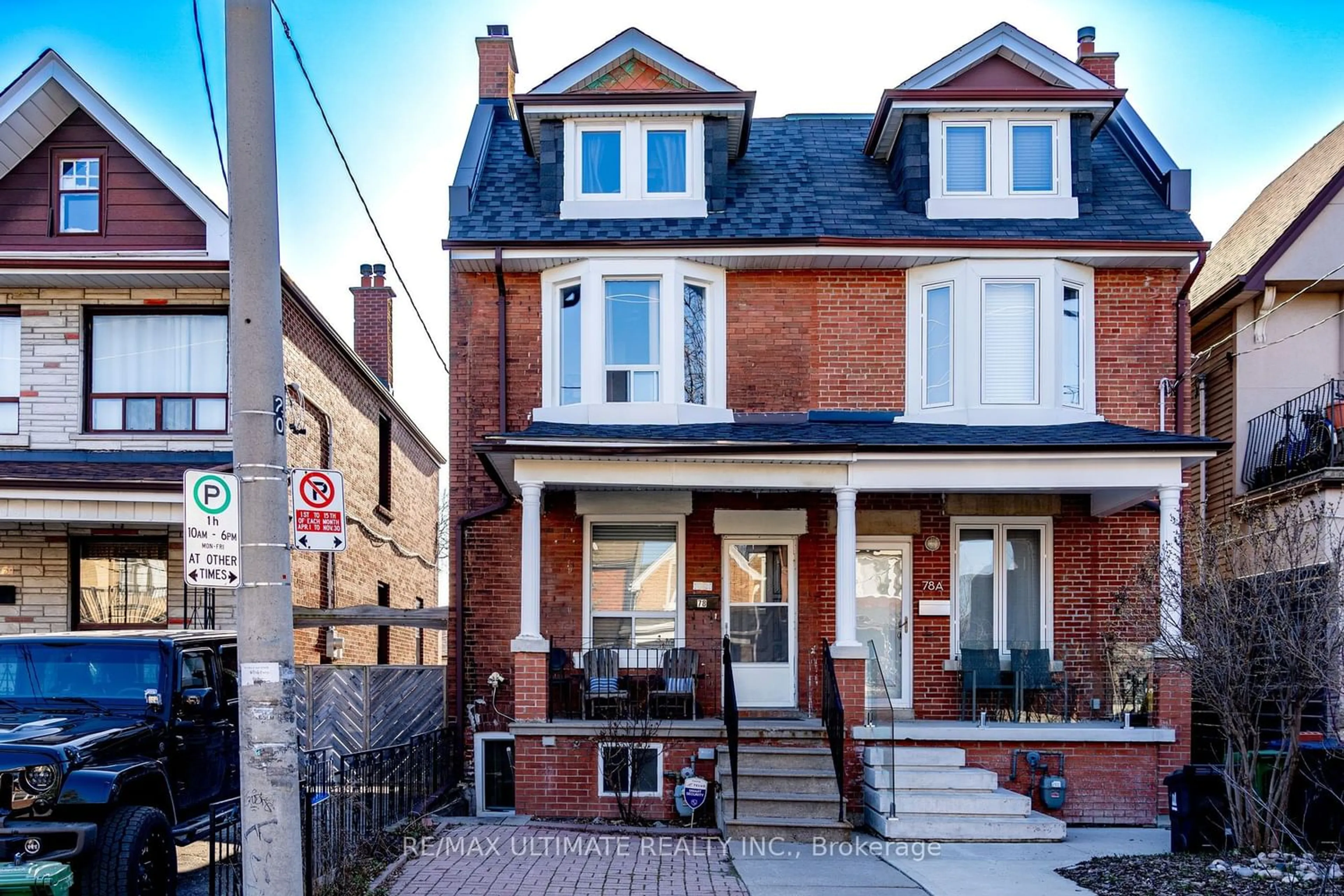 Home with brick exterior material for 78 Westmoreland Ave, Toronto Ontario M6H 2Z7