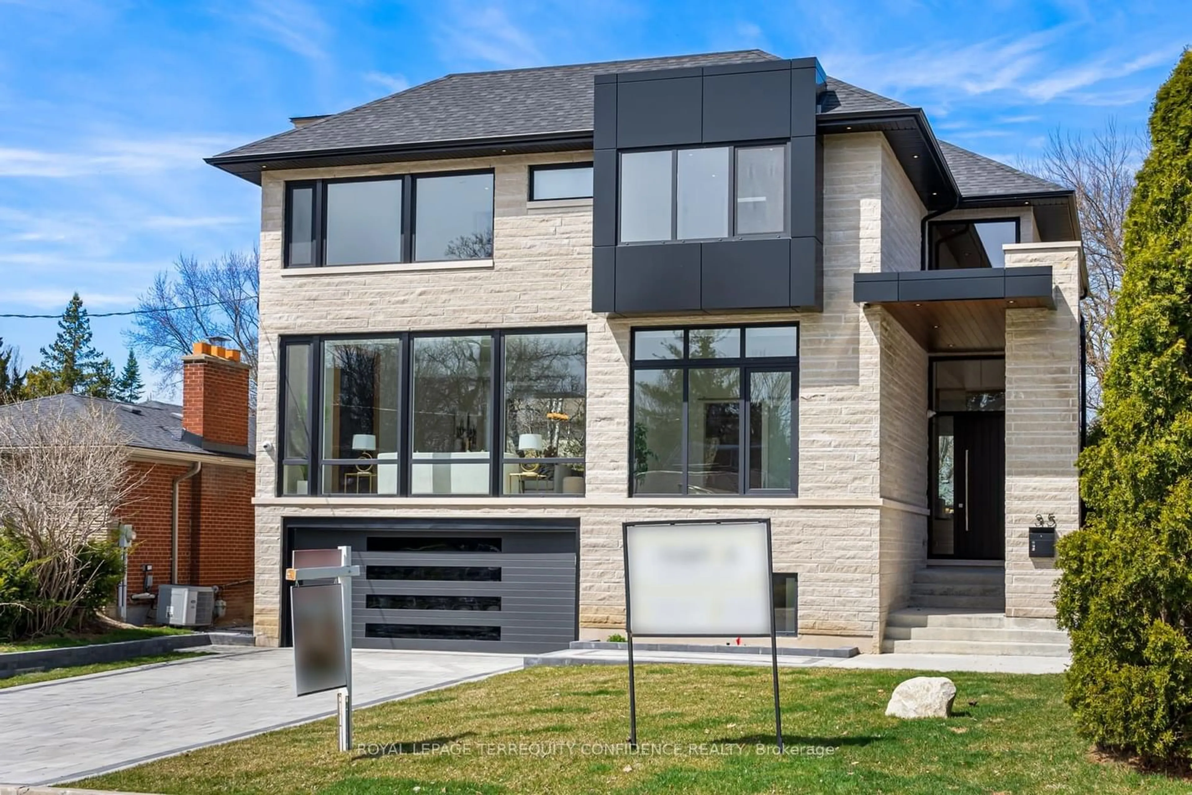 Home with brick exterior material for 35 Crossburn Dr, Toronto Ontario M3B 2Z3