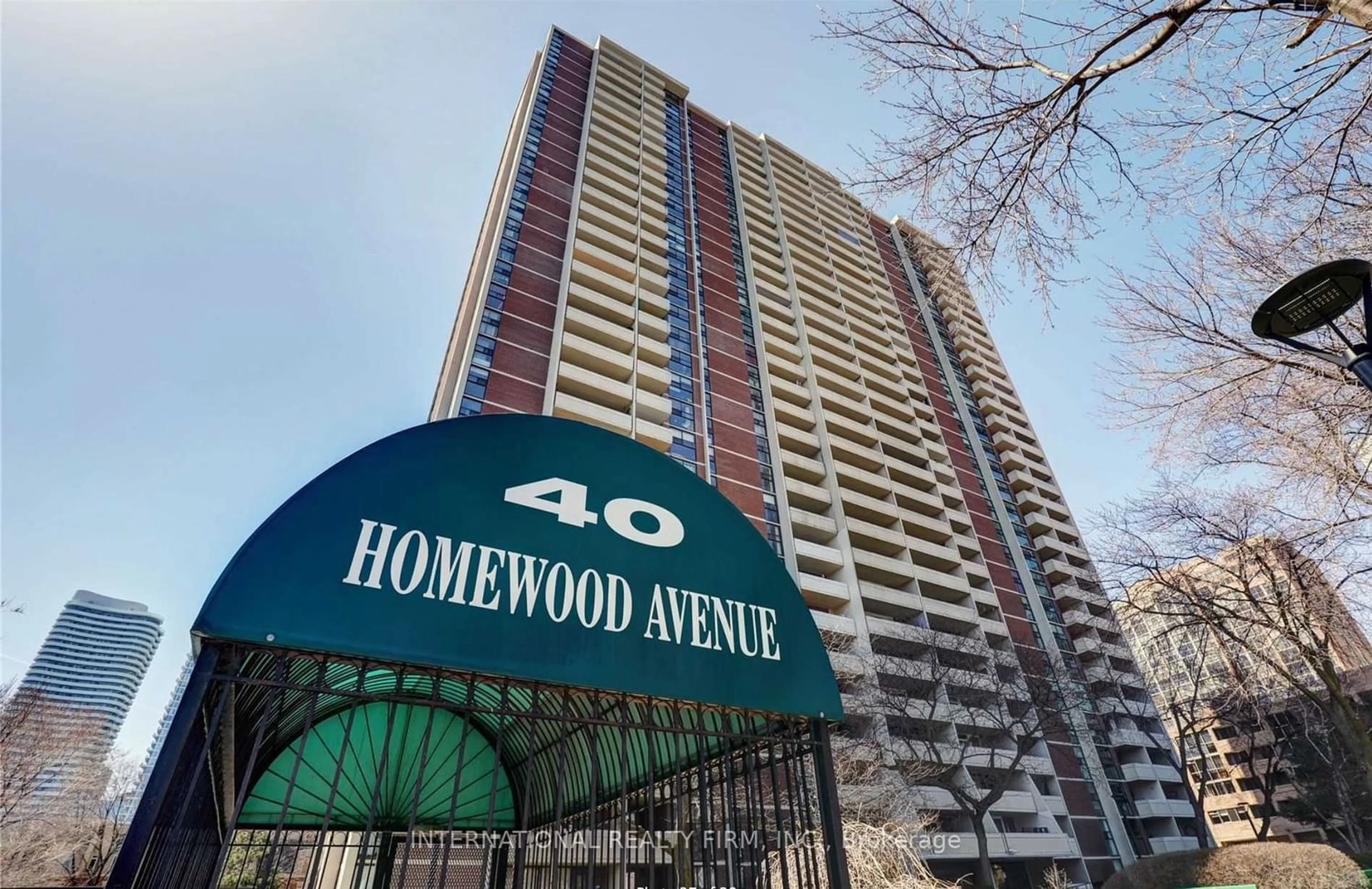 A pic from exterior of the house or condo for 40 Homewood Ave #1401, Toronto Ontario M4Y 2K2
