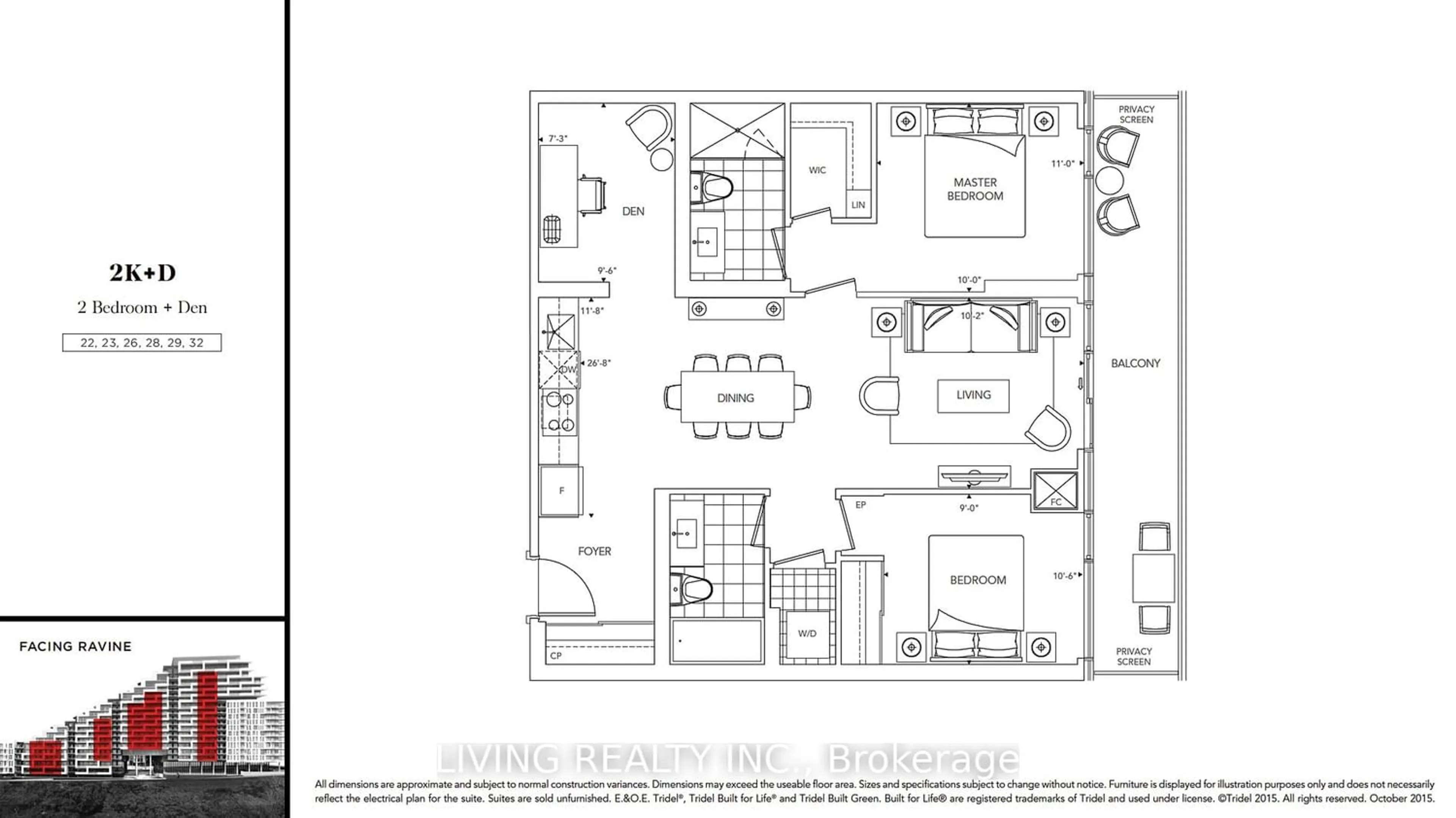 Floor plan for 25 Adra Grado Way #323, Toronto Ontario M2J 0H6