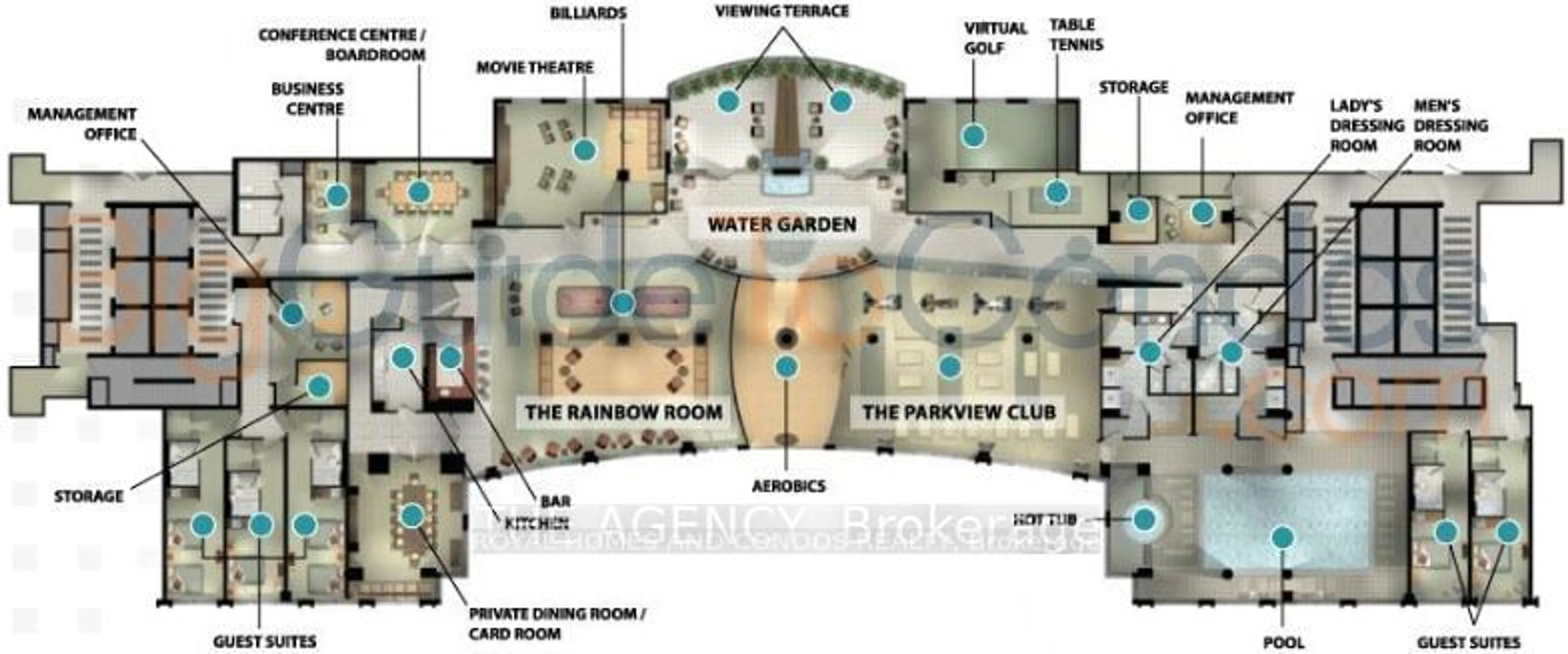 Floor plan for 763 Bay St #1815, Toronto Ontario M5G 2R3