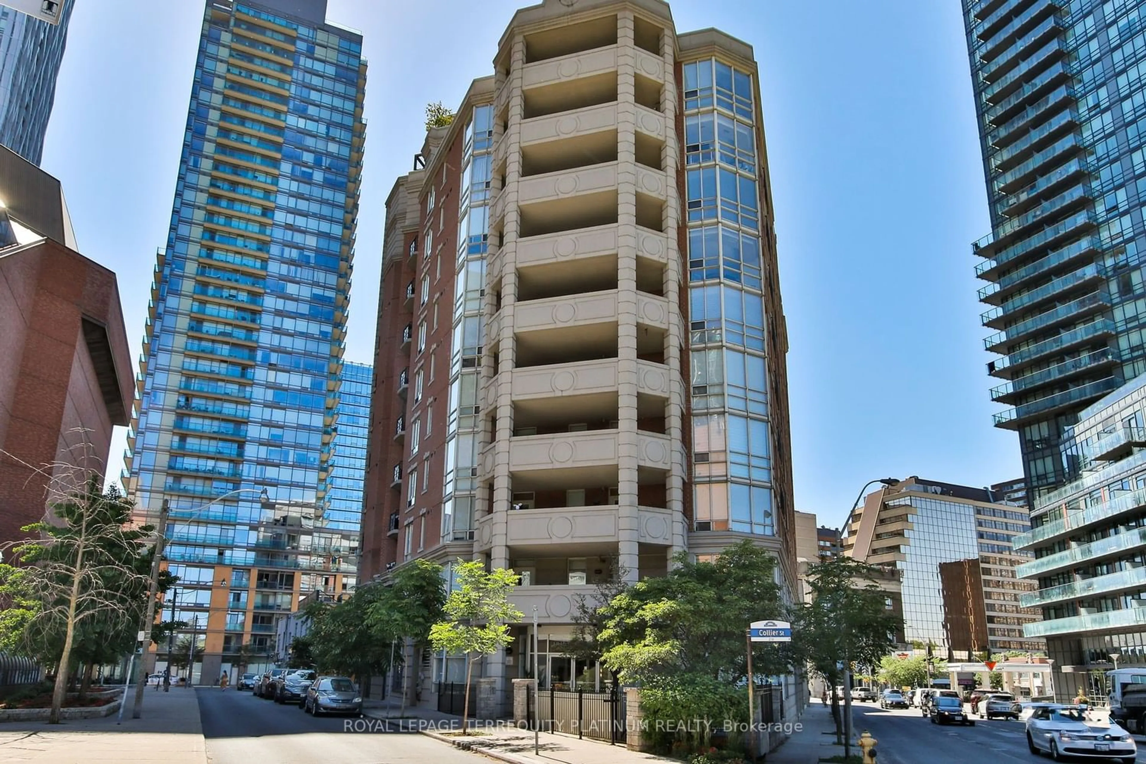 A pic from exterior of the house or condo for 20 Collier St #507, Toronto Ontario M4W 3Y4