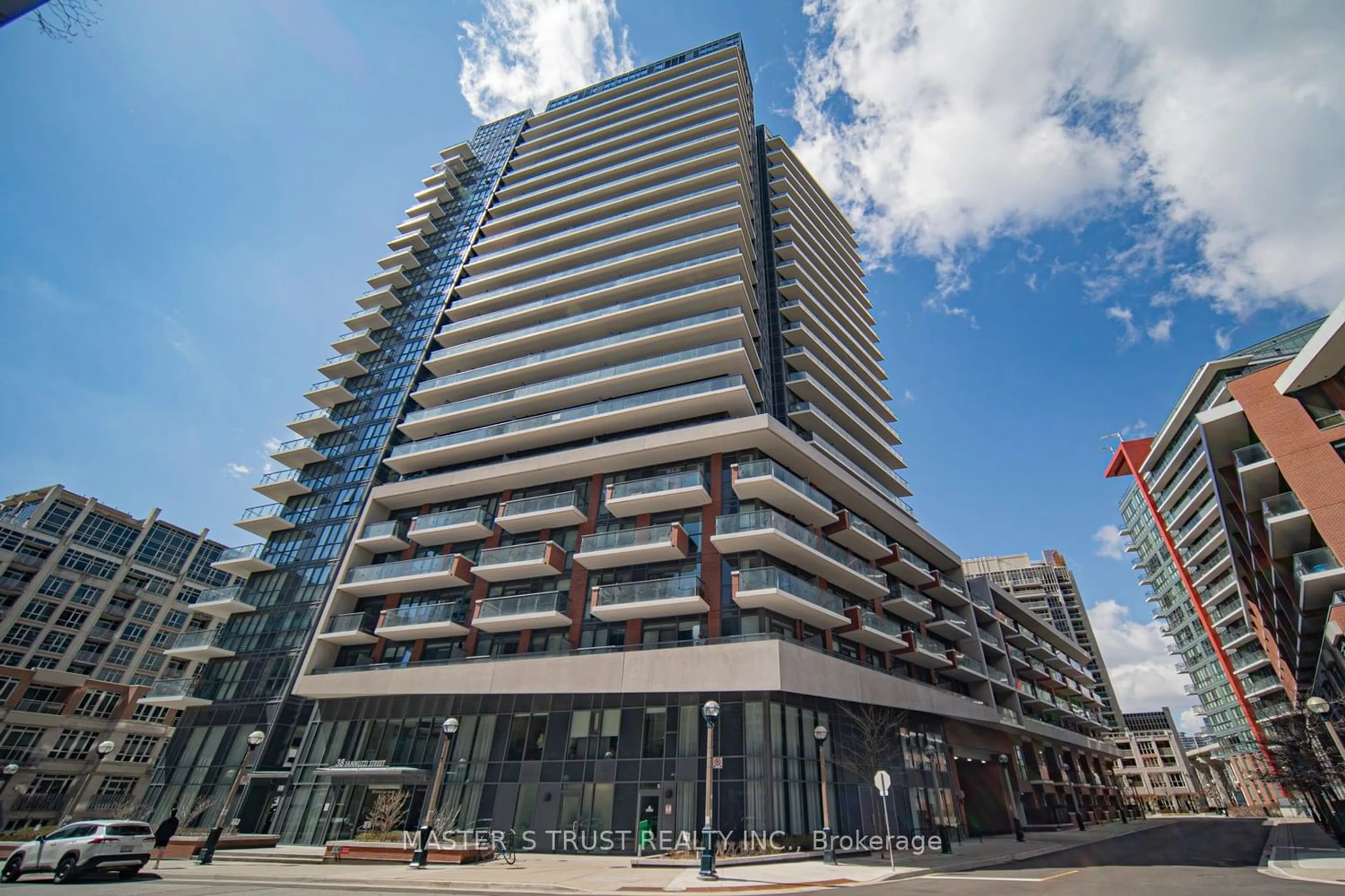 A pic from exterior of the house or condo for 38 Iannuzzi St #525, Toronto Ontario M5V 0S2