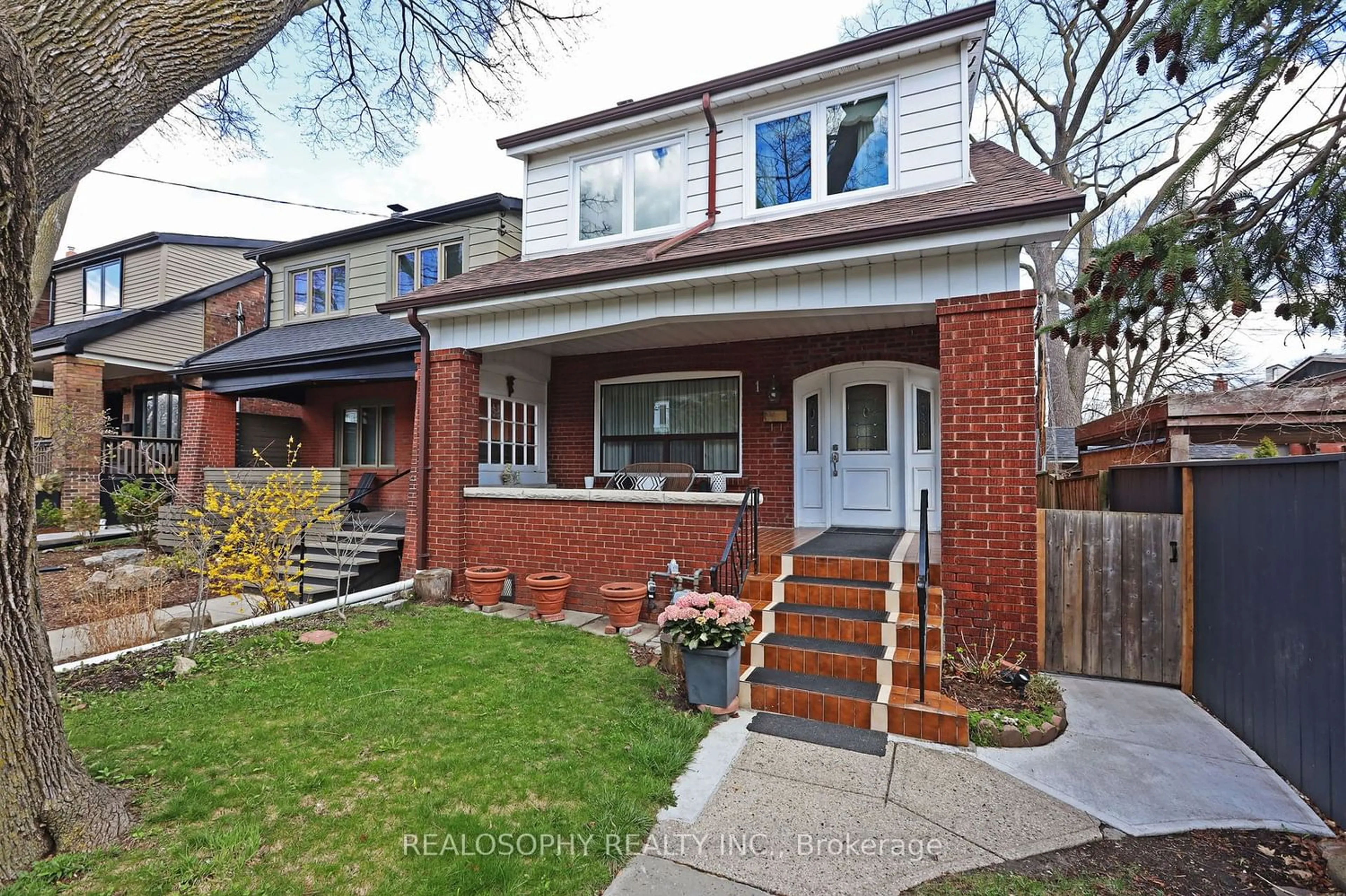 Home with brick exterior material for 1 Slade Ave, Toronto Ontario M6G 2Z9