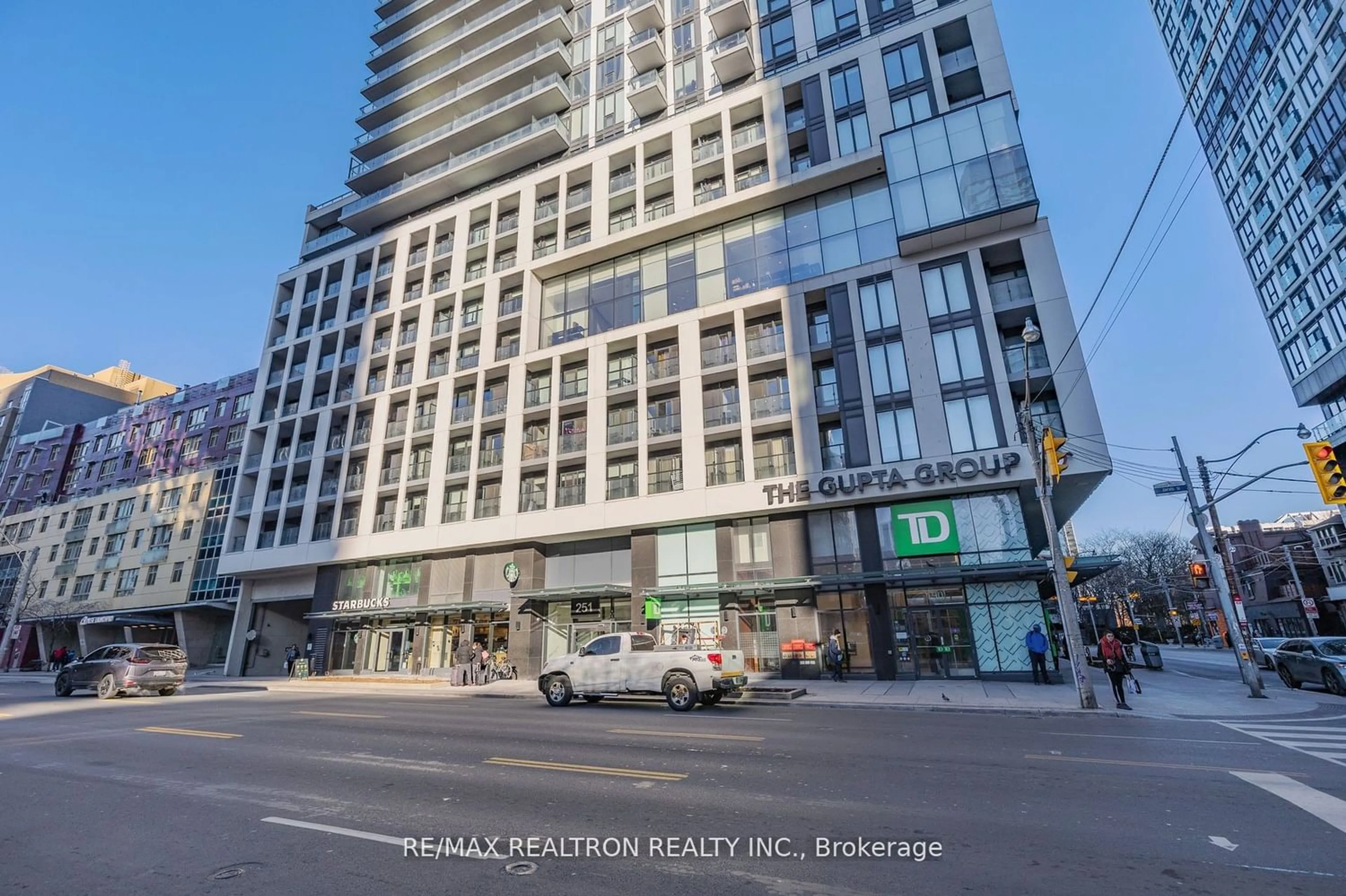 A pic from exterior of the house or condo for 251 Jarvis St #1909, Toronto Ontario M5B 0G3
