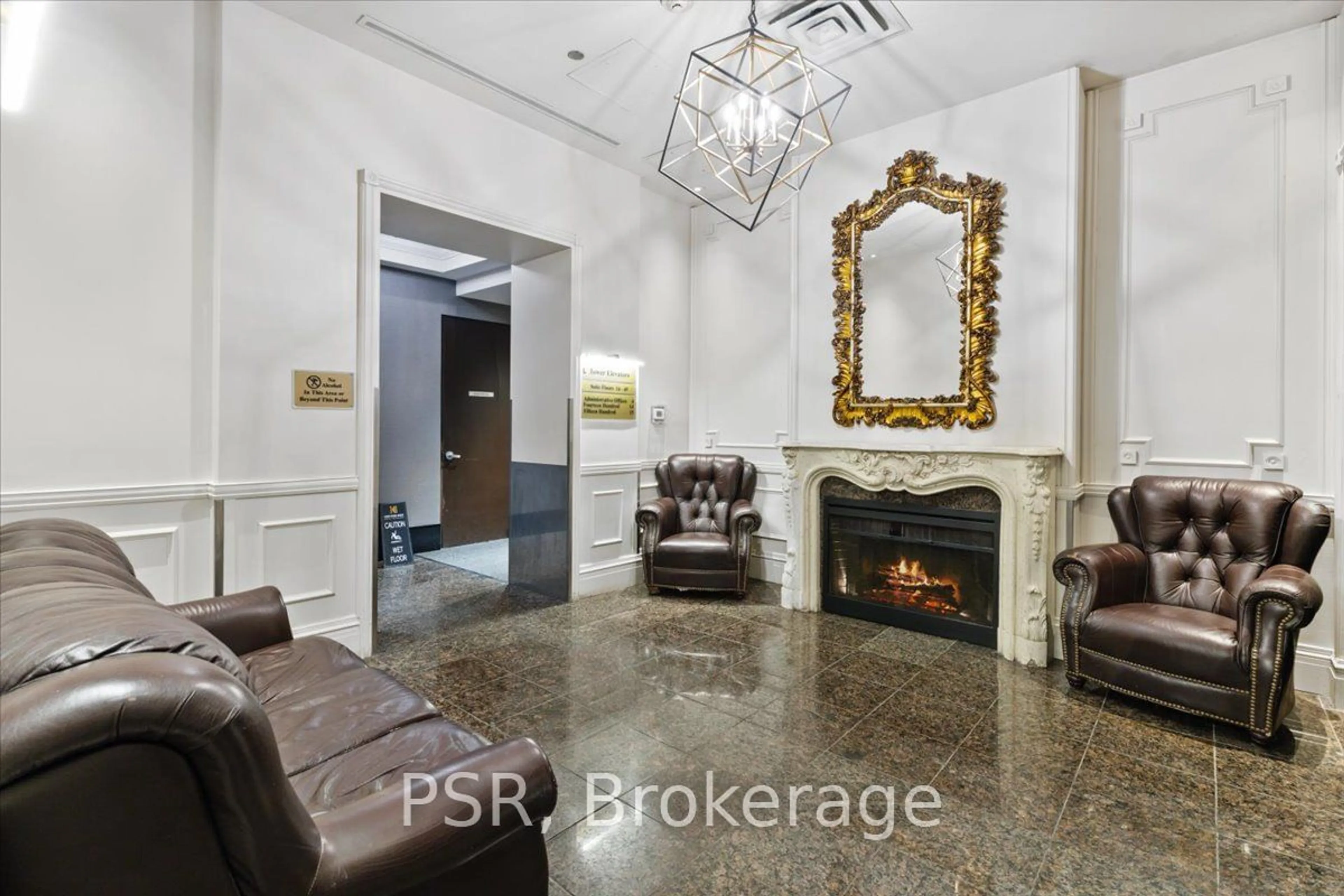 Indoor lobby for 1 King St #2402, Toronto Ontario M5H 1A1