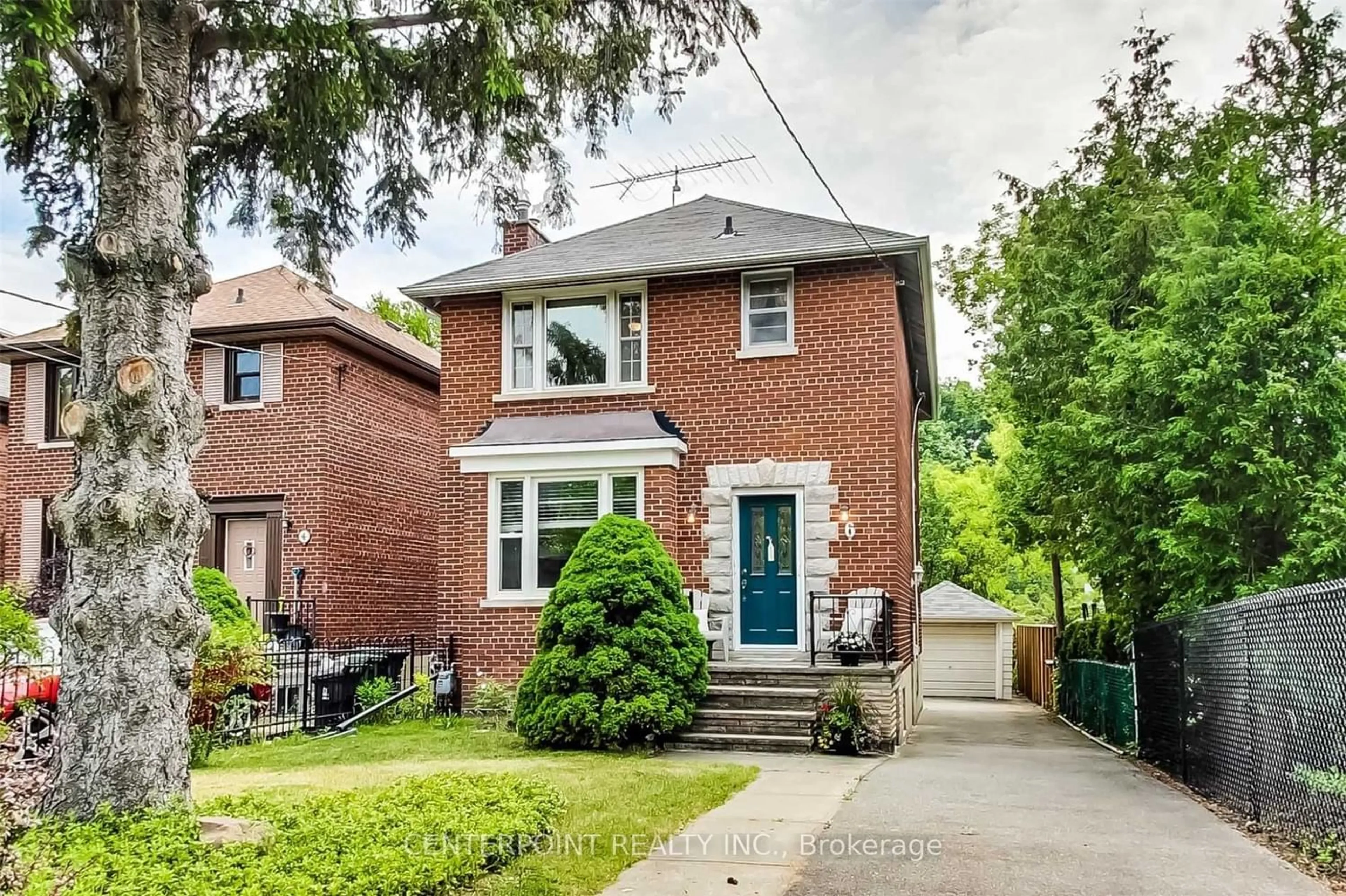 Home with brick exterior material for 6 Rolph Rd, Toronto Ontario M4G 3M4