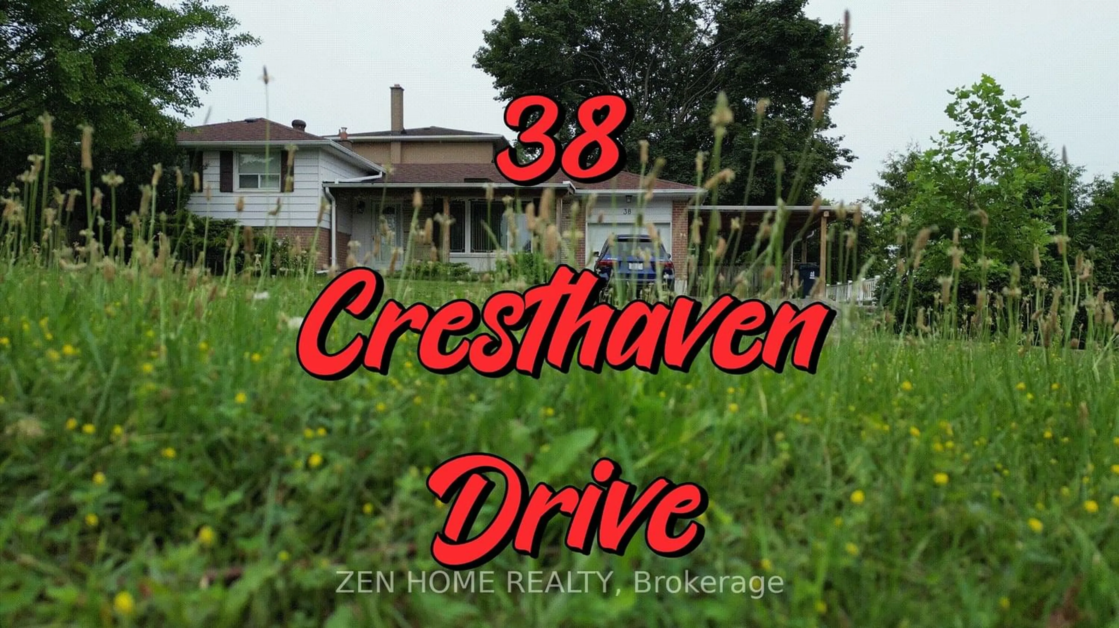 Street view for 38 Cresthaven Dr, Toronto Ontario M2H 1M1