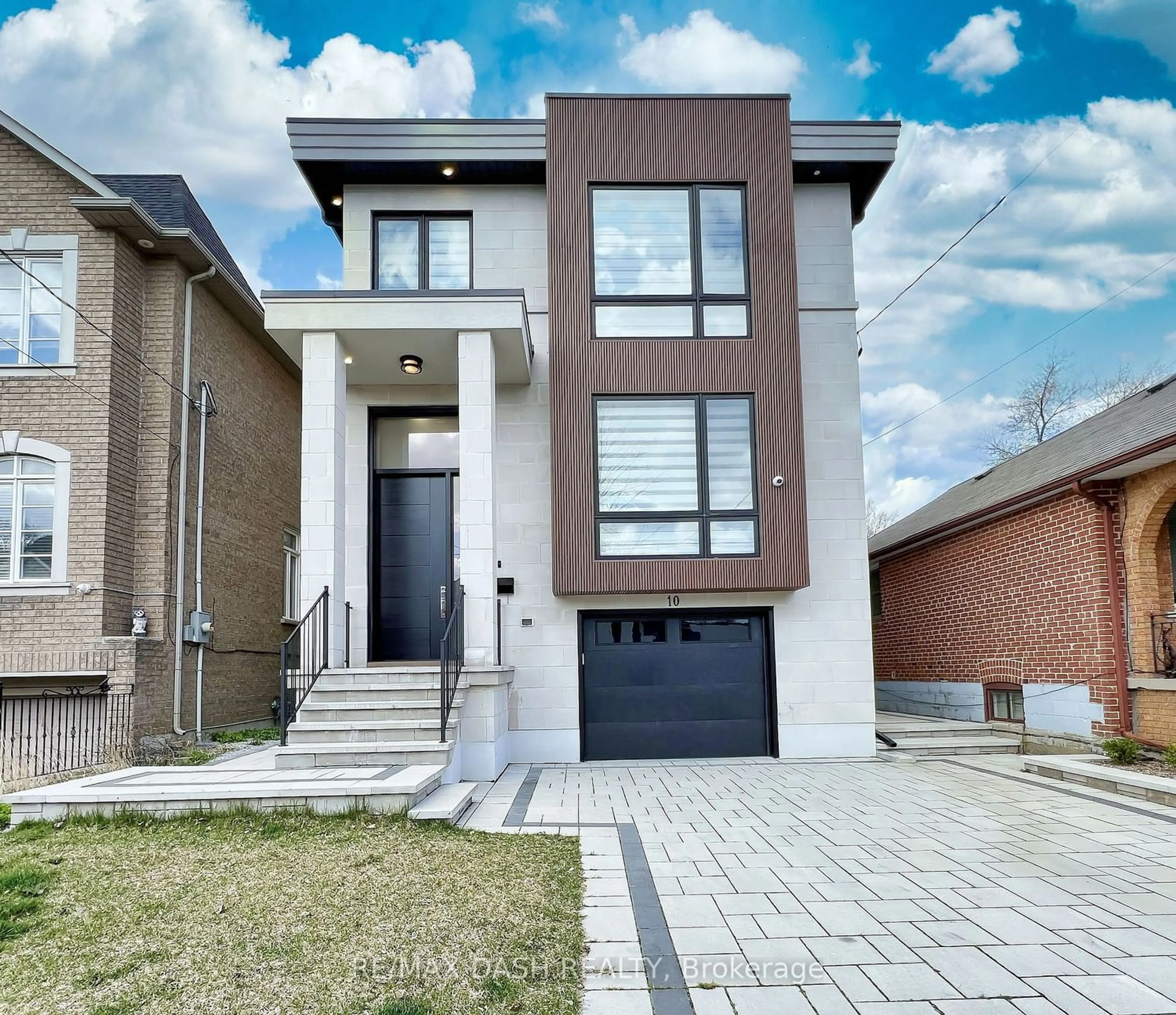 Home with brick exterior material for 10 Sultana Ave, Toronto Ontario M6A 1T4