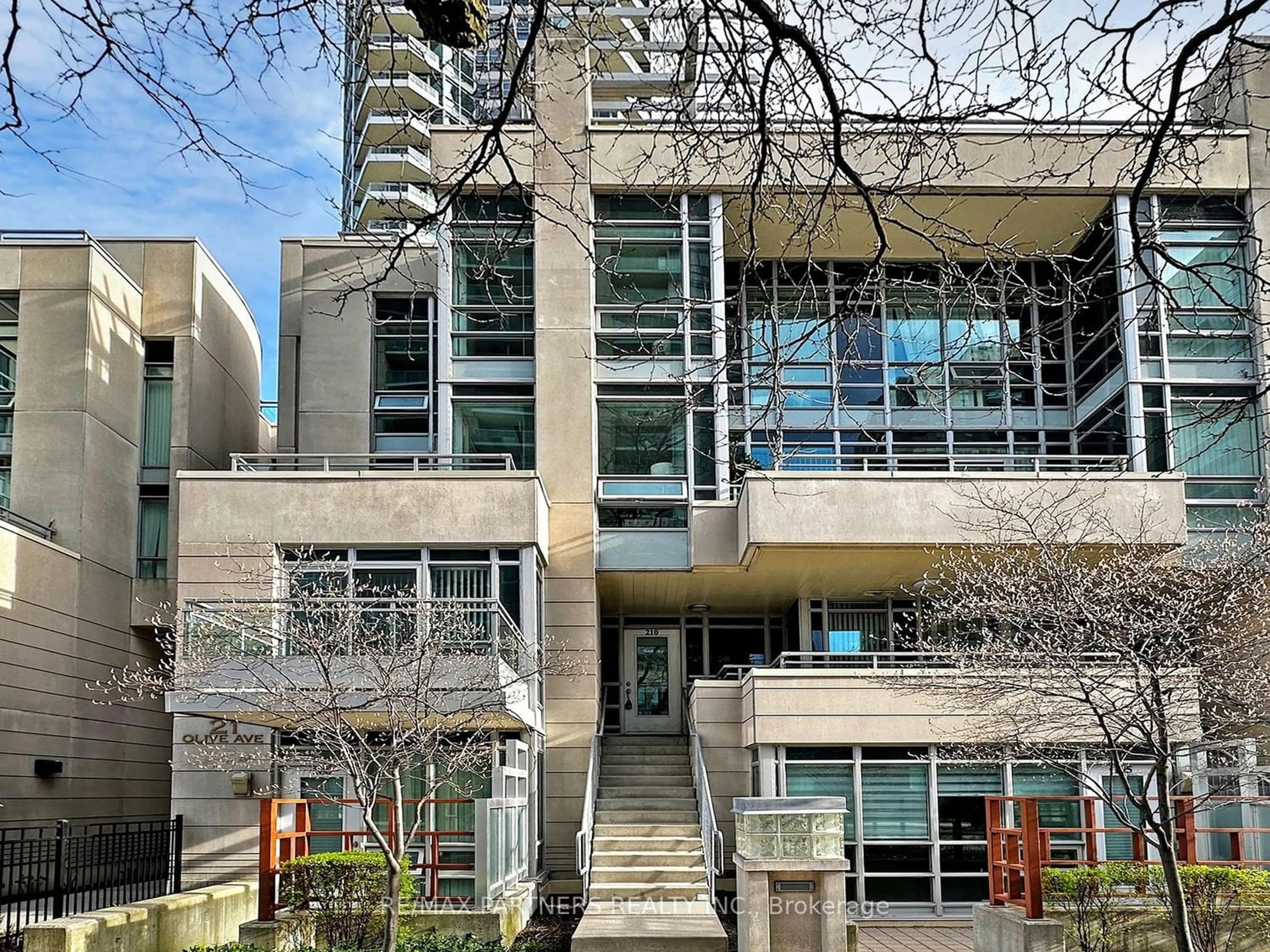 A pic from exterior of the house or condo for 21 Olive Ave #210, Toronto Ontario M2N 4N4