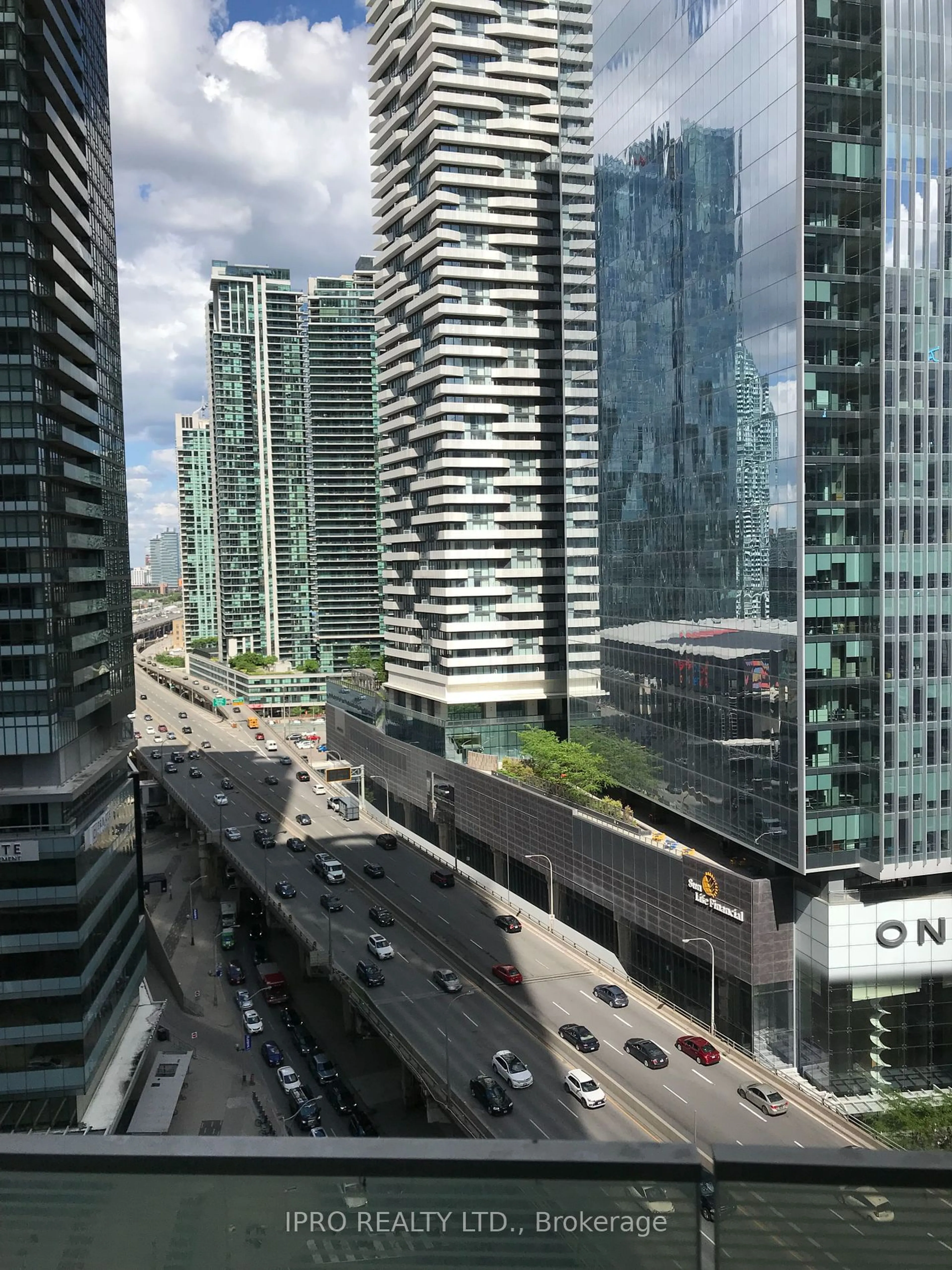 A view of a street for 12 York St #1501, Toronto Ontario M5J 0A9
