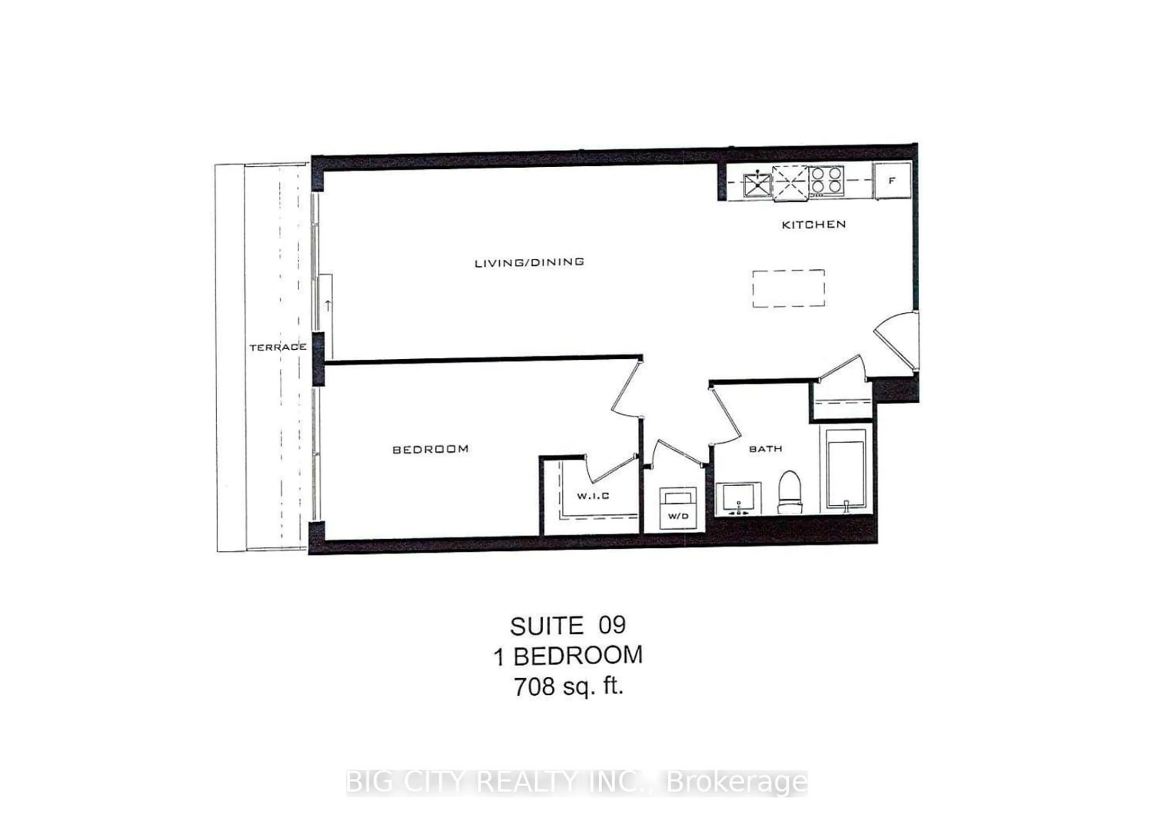 Floor plan for 33 Frederick Todd Way #209, Toronto Ontario M4G 0C9