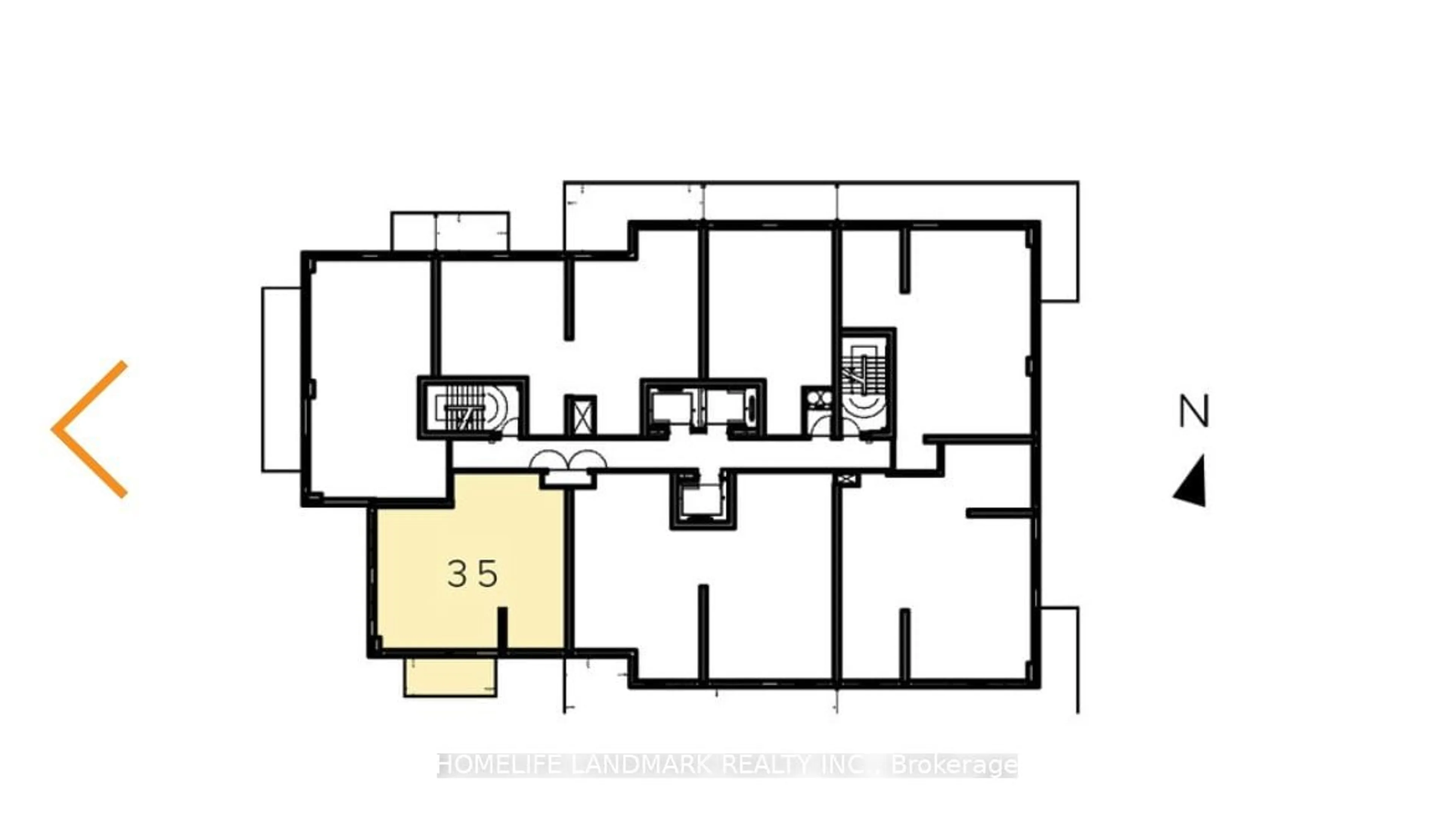 Floor plan for 20 Inn On The Park Dr #2435, Toronto Ontario M3C 0P8