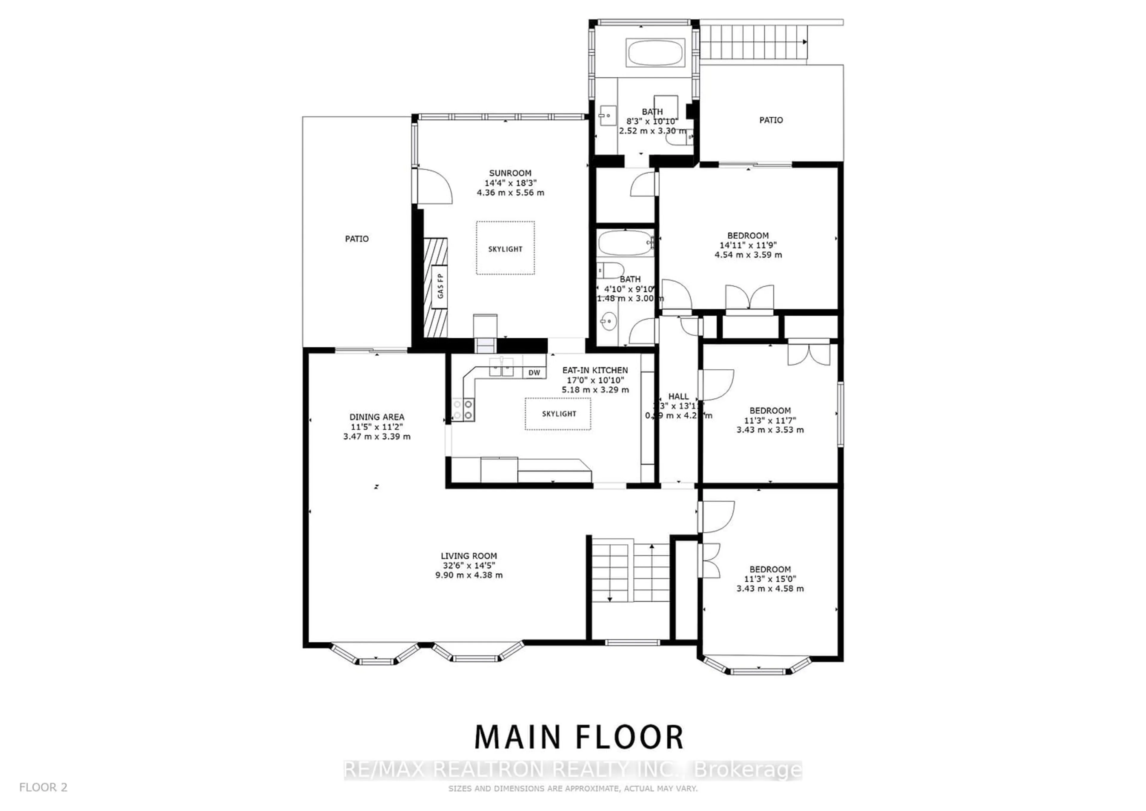 Floor plan for 587 Cummer Ave, Toronto Ontario M2K 2M5