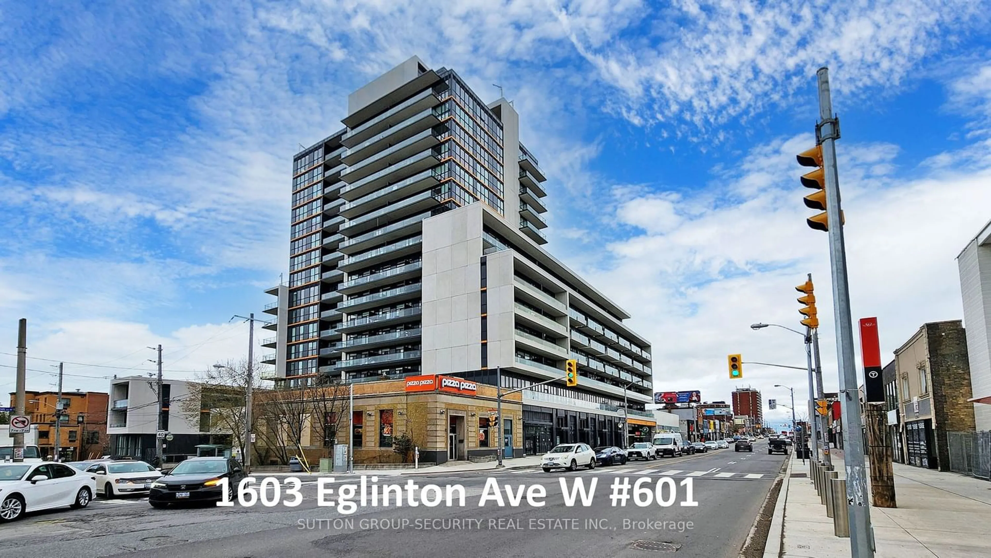 A pic from exterior of the house or condo for 1603 Eglinton Ave ##601, Toronto Ontario M6E 0A1