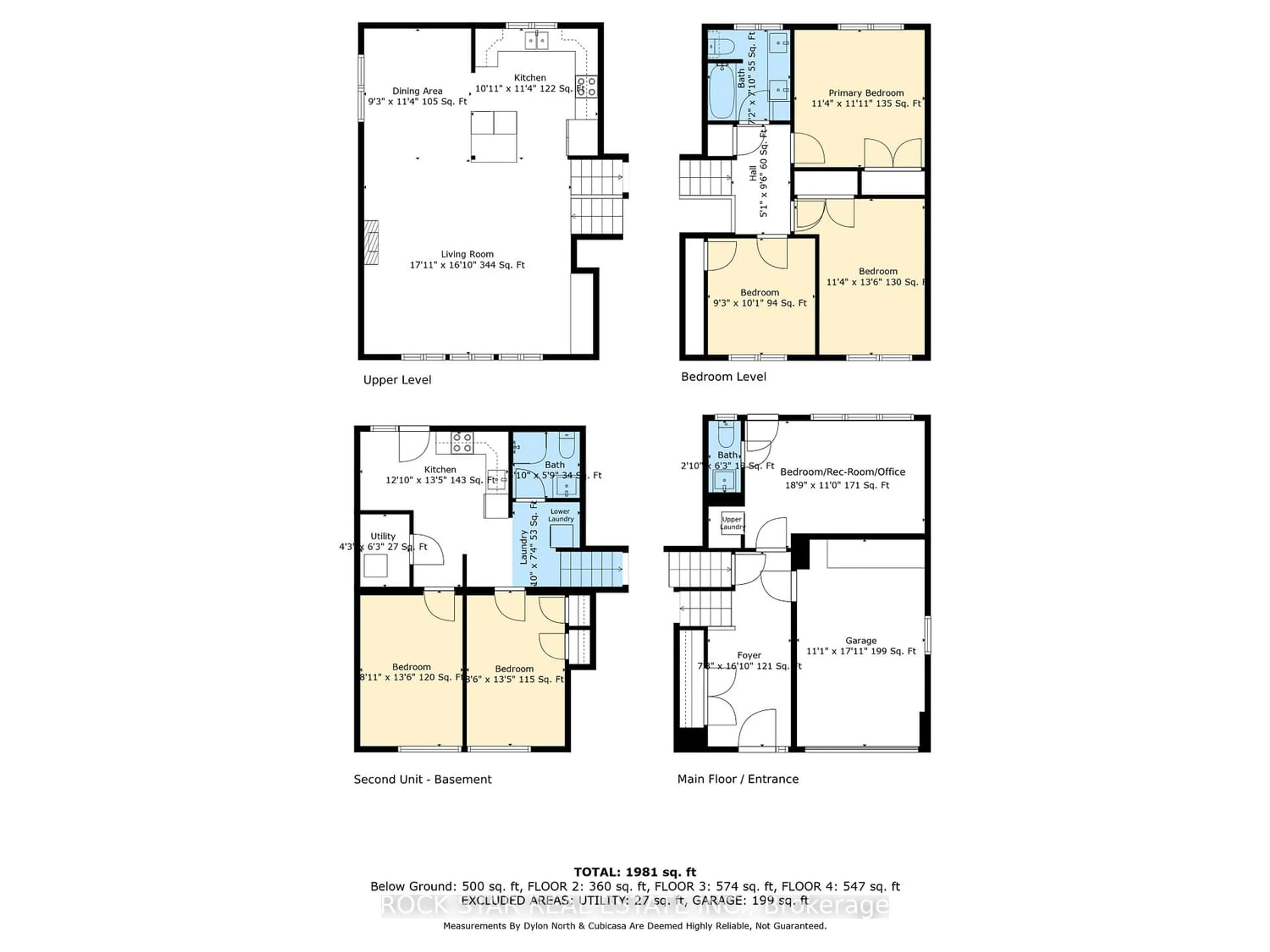 Floor plan for 857 Willowdale Ave, Toronto Ontario M2M 3B9