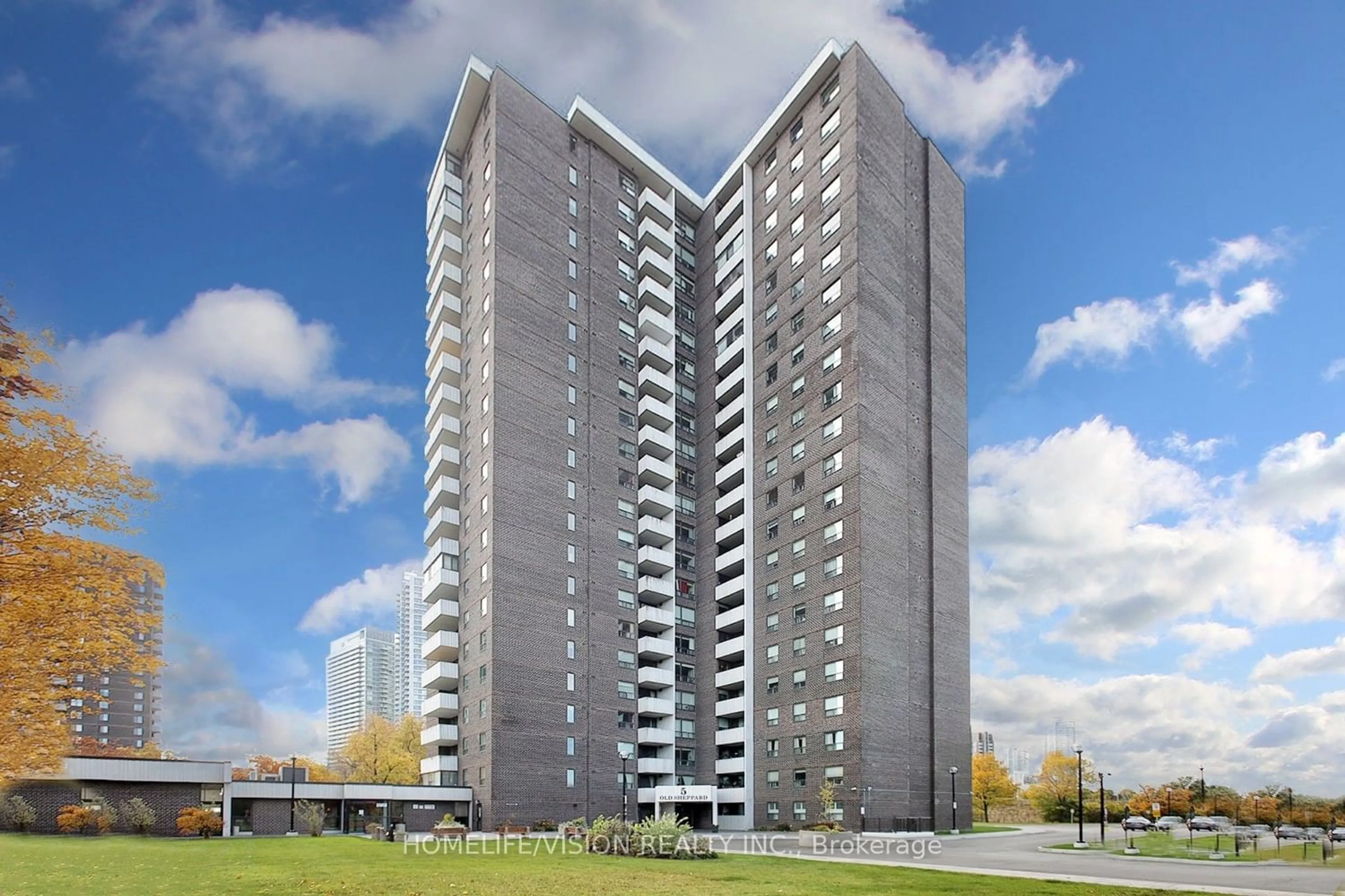 A pic from exterior of the house or condo for 5 Old Sheppard Ave #1608, Toronto Ontario M2J 4K3