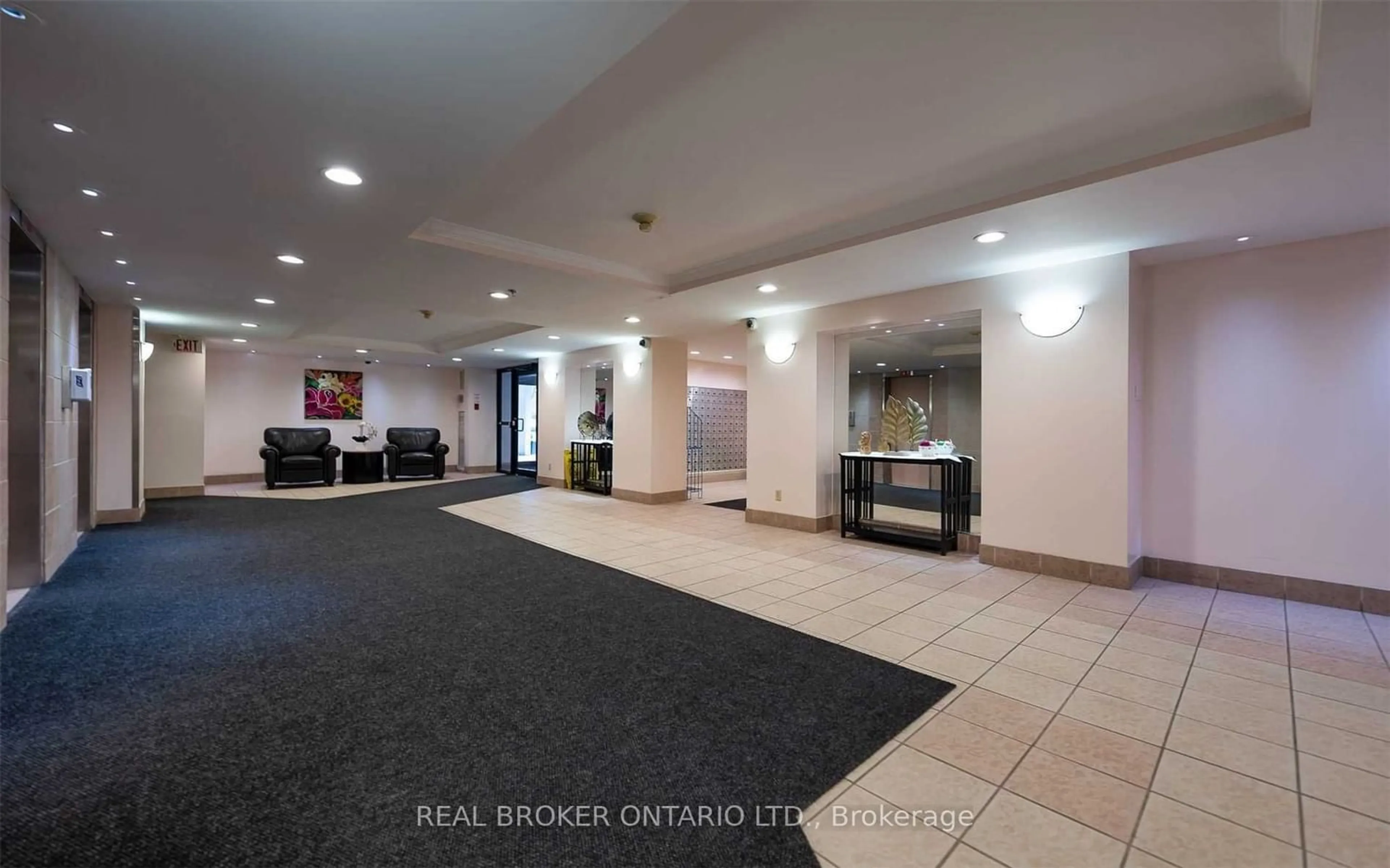 Indoor lobby for 5 Old Sheppard Ave #1105, Toronto Ontario M2J 4K3