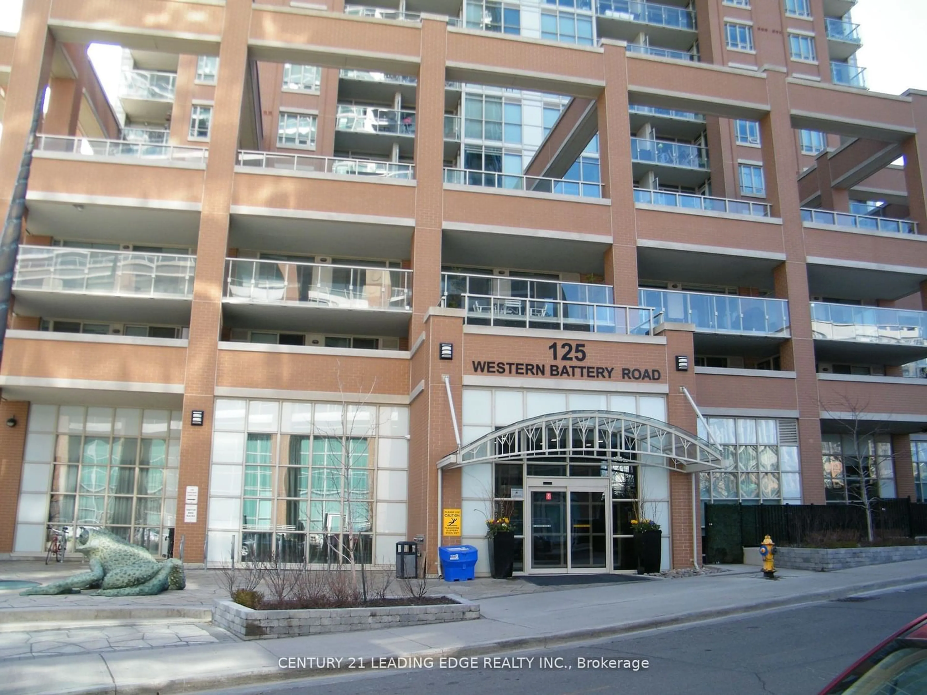 A pic from exterior of the house or condo for 125 Western Battery Rd #1009, Toronto Ontario M6K 3R8