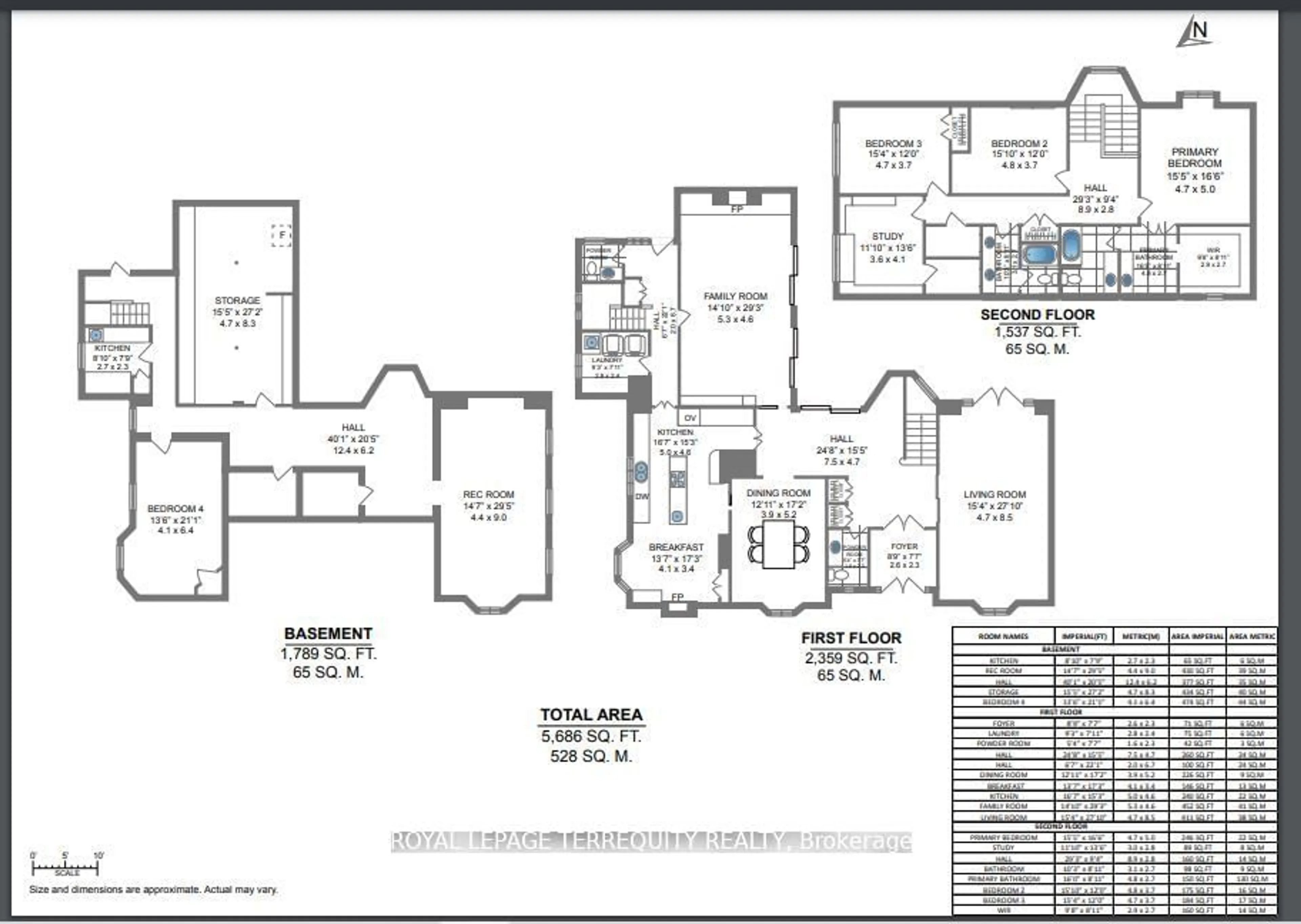 Floor plan for 2 Chieftain Cres, Toronto Ontario M2L 2H4