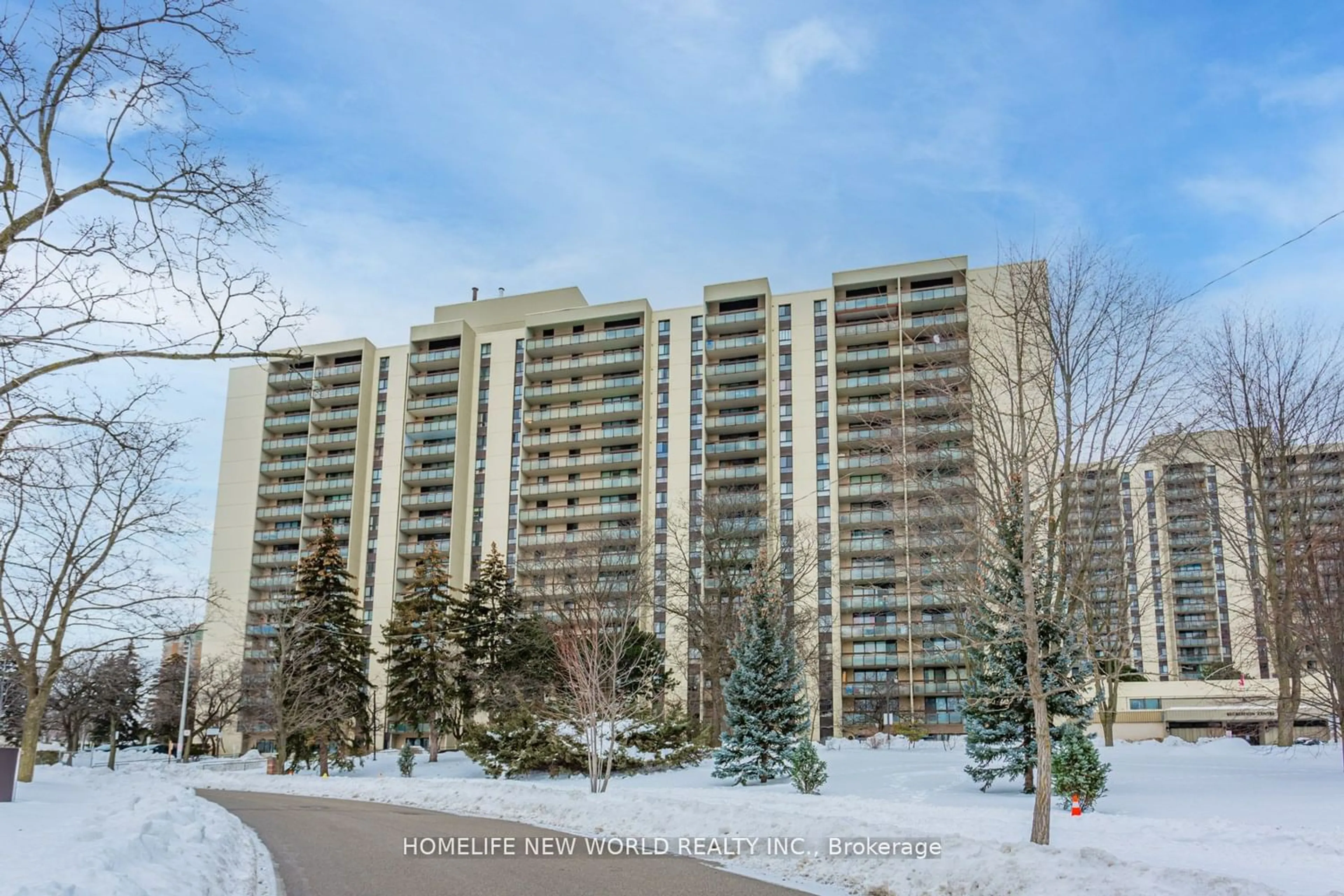 A pic from exterior of the house or condo for 177 Linus Rd #1008, Toronto Ontario M2J 4S5