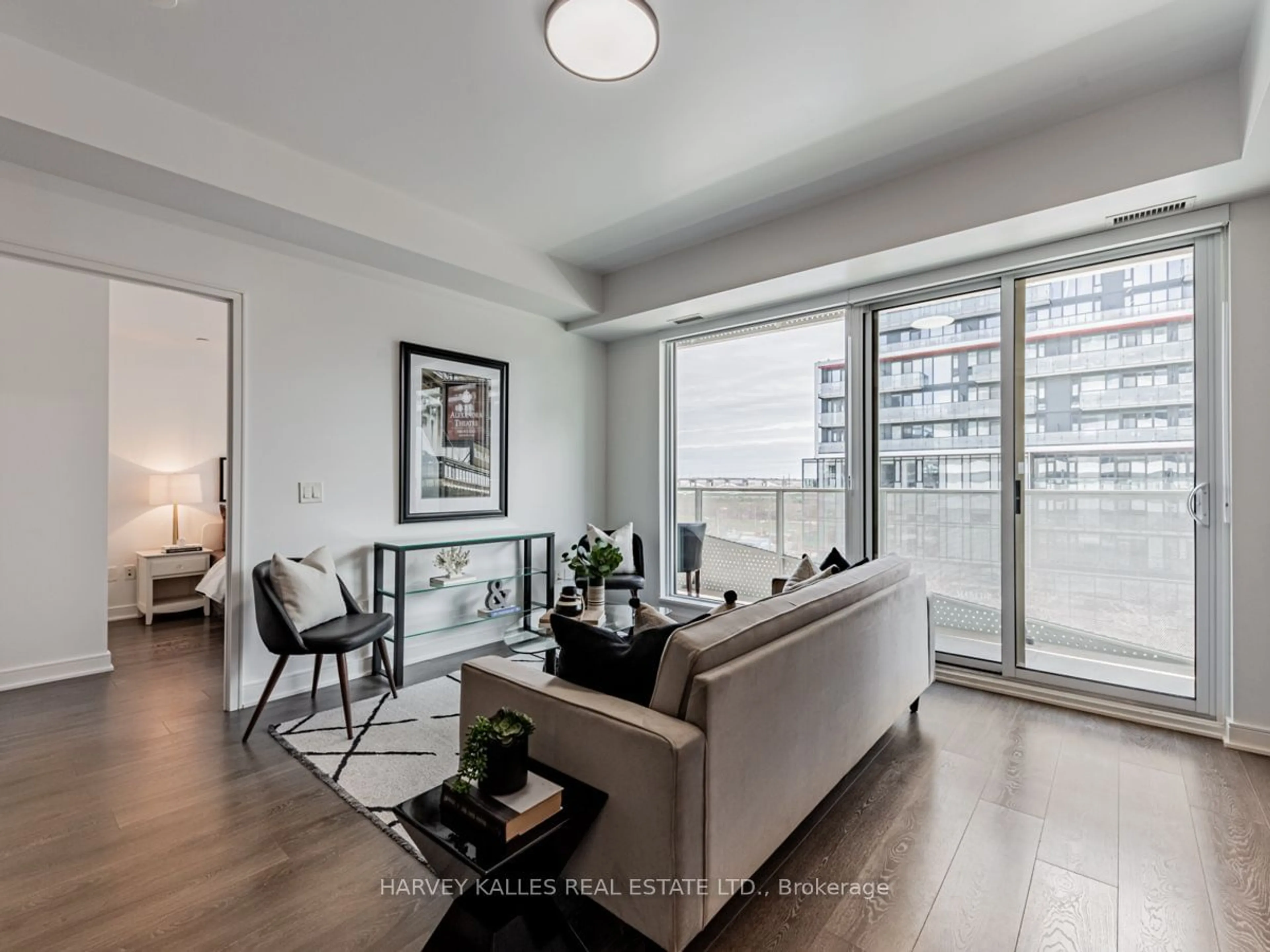 Living room for 60 Tannery Rd #505, Toronto Ontario M5A 0S8